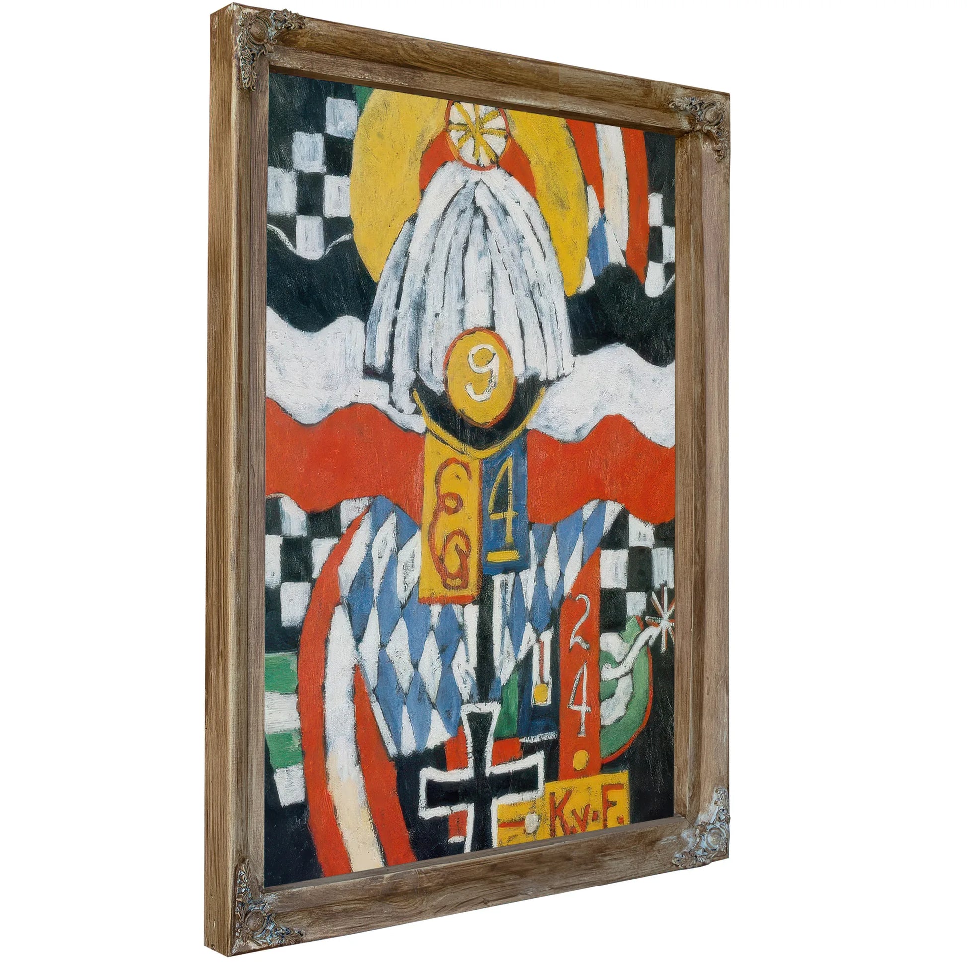 Painting No 47 Berlin By Marsden Hartley Fine Art Print