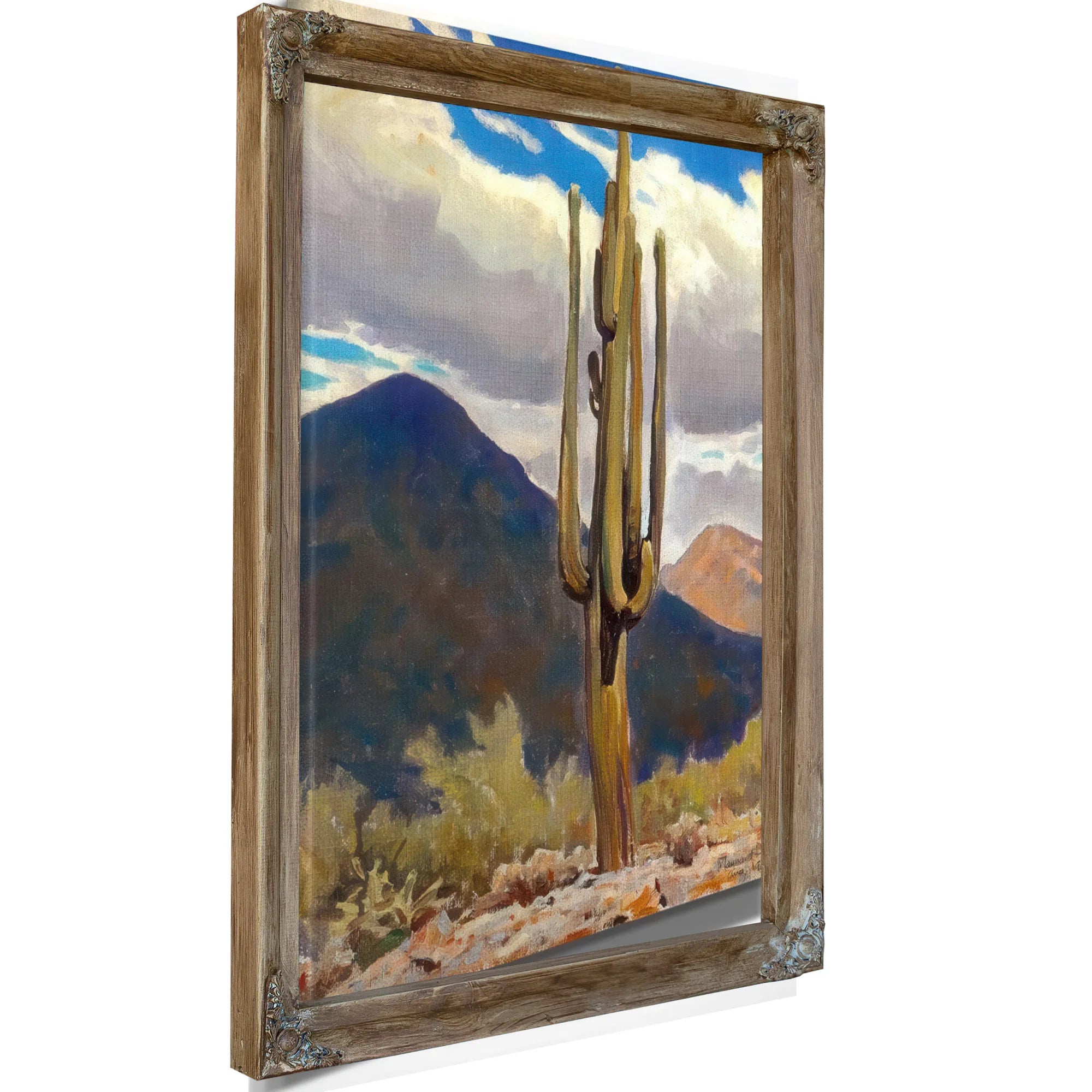 The Saguaro By Maynard Dixon Fine Art Print