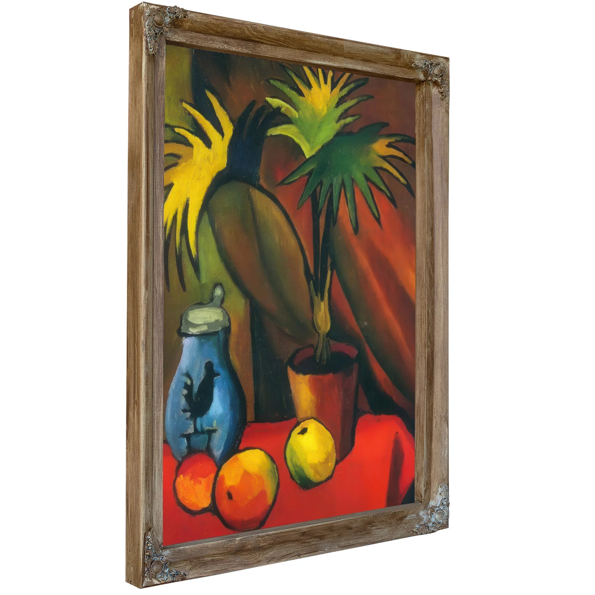 Still Life With Palm Leaves By August Macke Fine Art Print