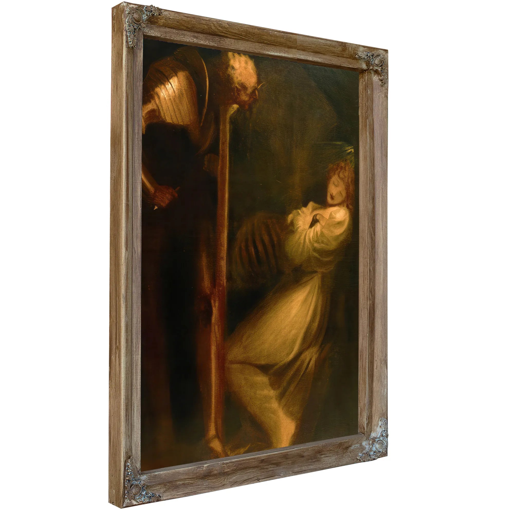 Wolfram Observing His Wife In Her Walled In Cell With The Skeleton Of Her Lover By Henry Fuseli Fine Art Print