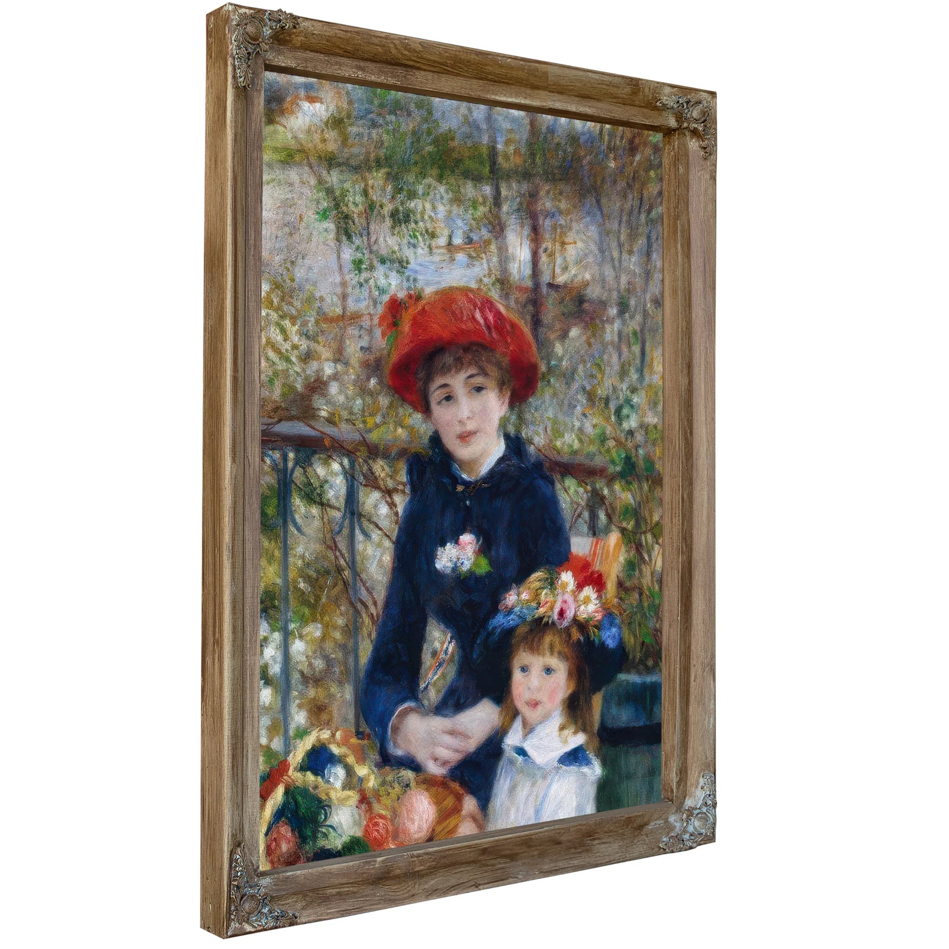 Two Sisters (On The Terrace) By Pierre August Renoir Fine Art Print