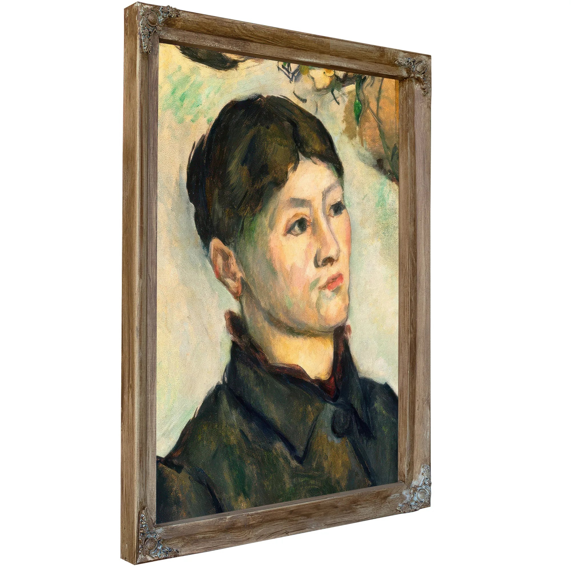 Madame Cezanne By Paul Cezanne Fine Art Print