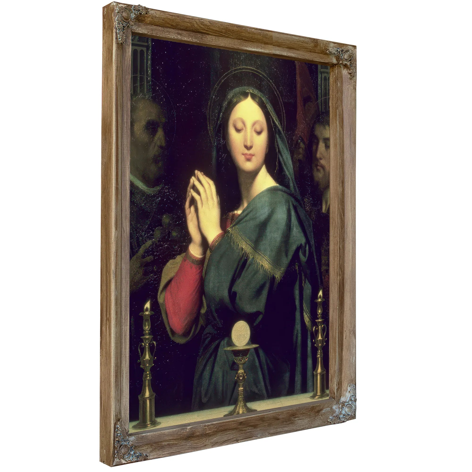 The Virgin With The Host By Jean Auguste Dominique Ingres Fine Art Print