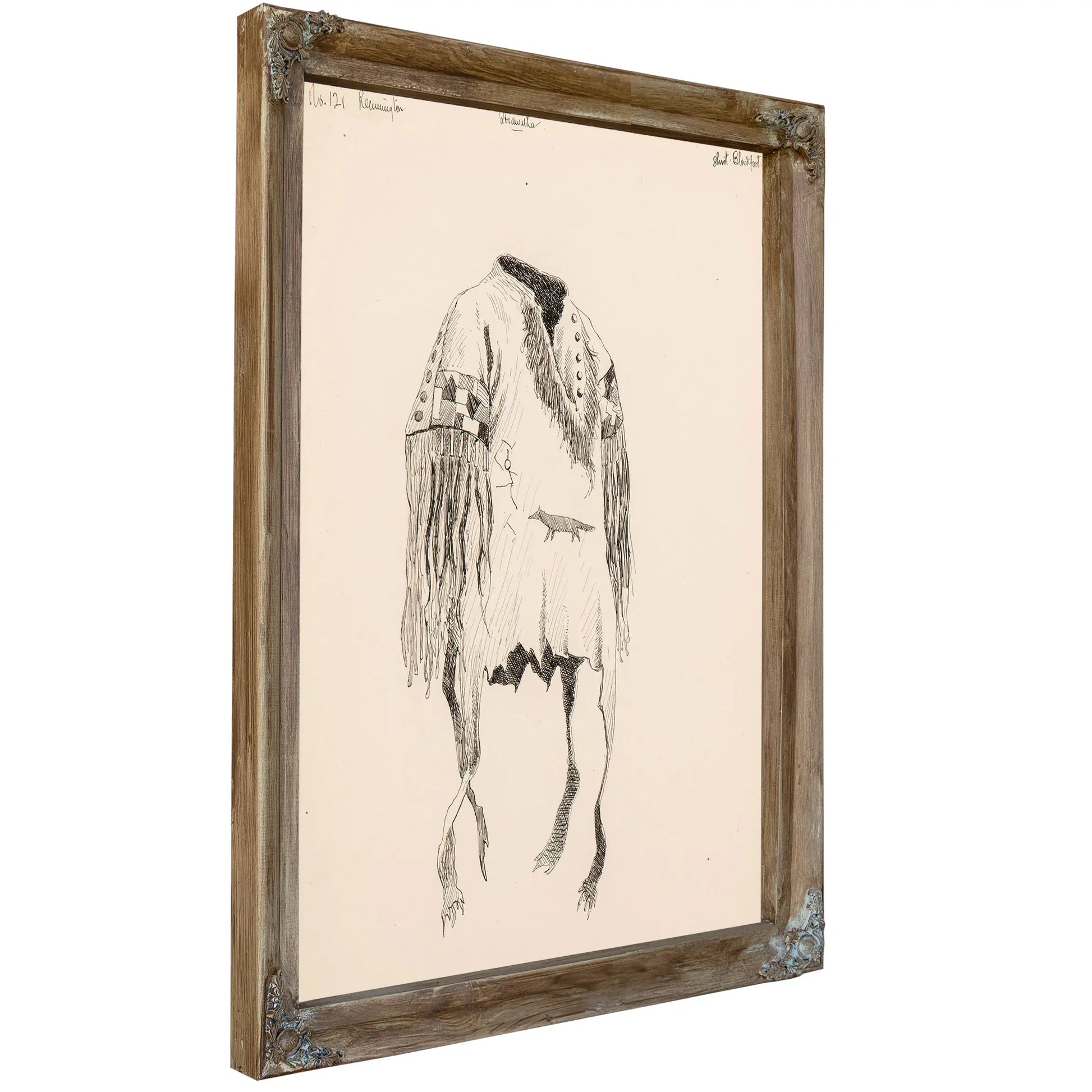 Illustration For The Song Of Hiawatha B by Frederic Remington