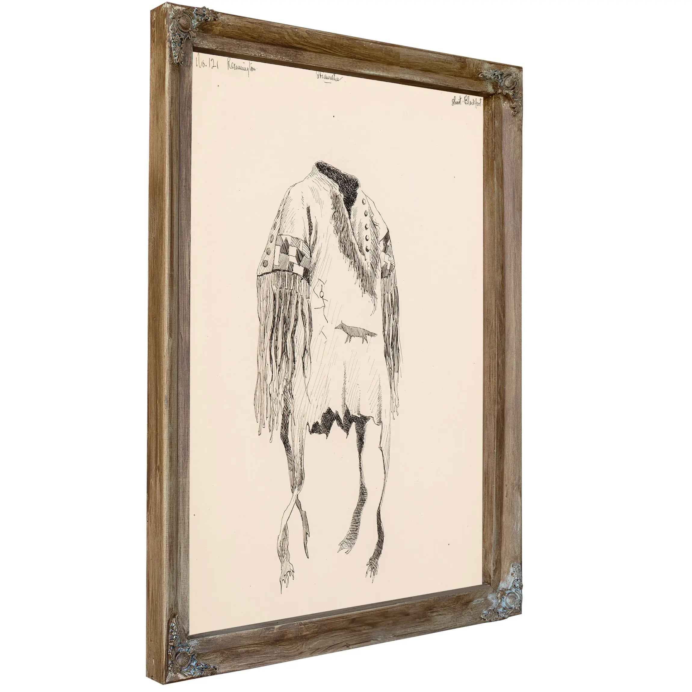Illustration For The Song Of Hiawatha B by Frederic Remington