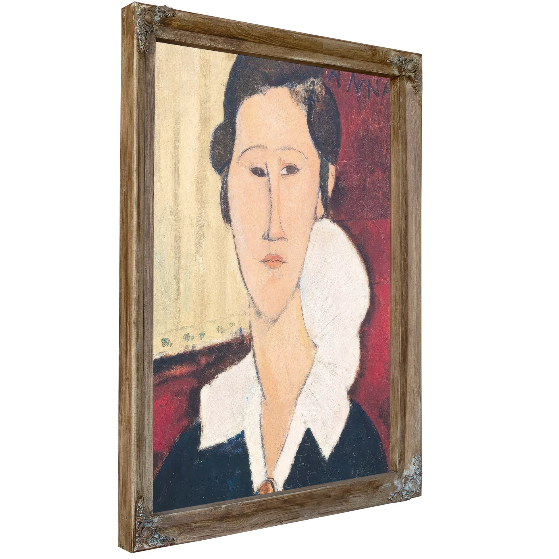 Portrait Of Madame Hanka Zborowska By Amedeo Modigliani Fine Art Print