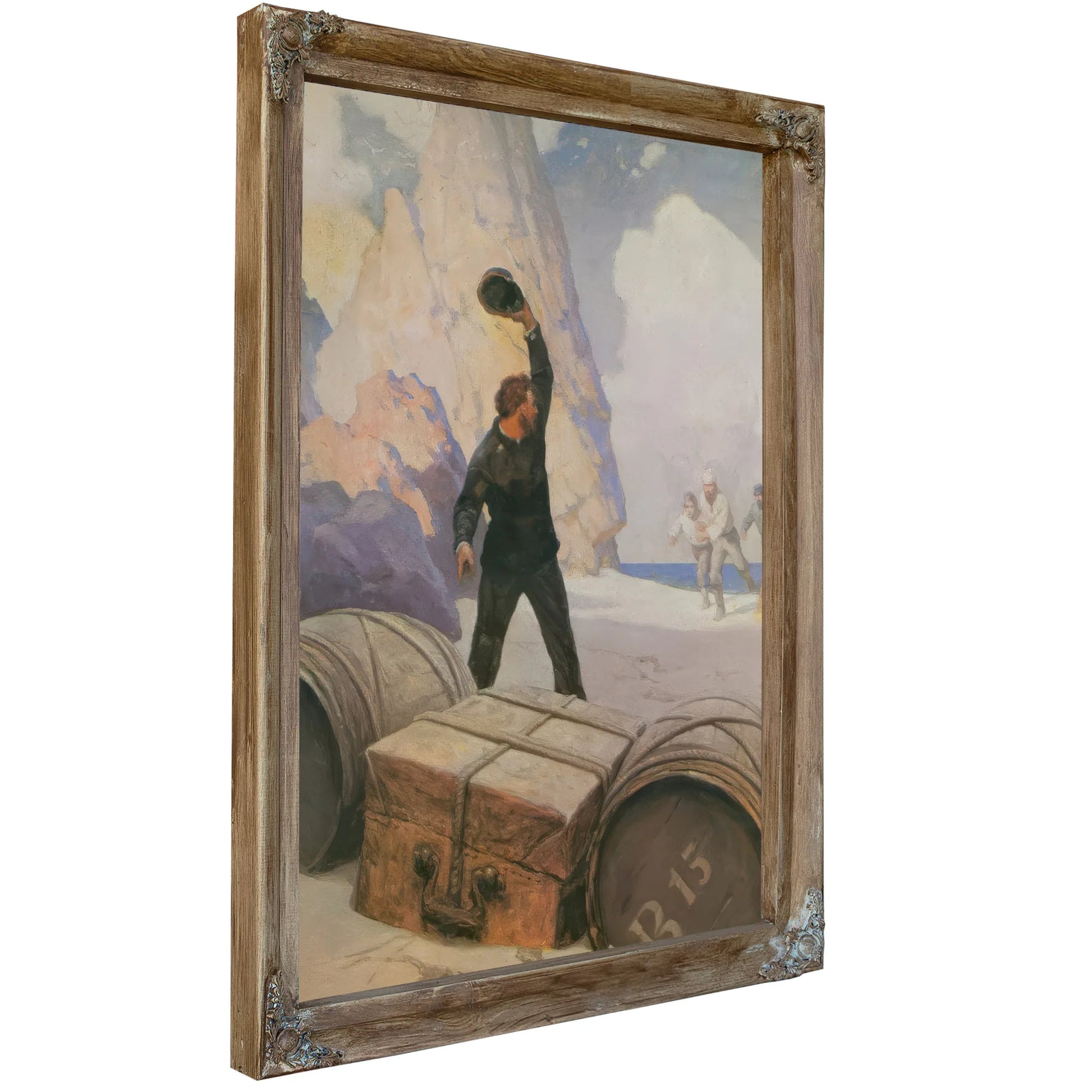 The Discovery Of The Chest By NC Wyeth Fine Art Print