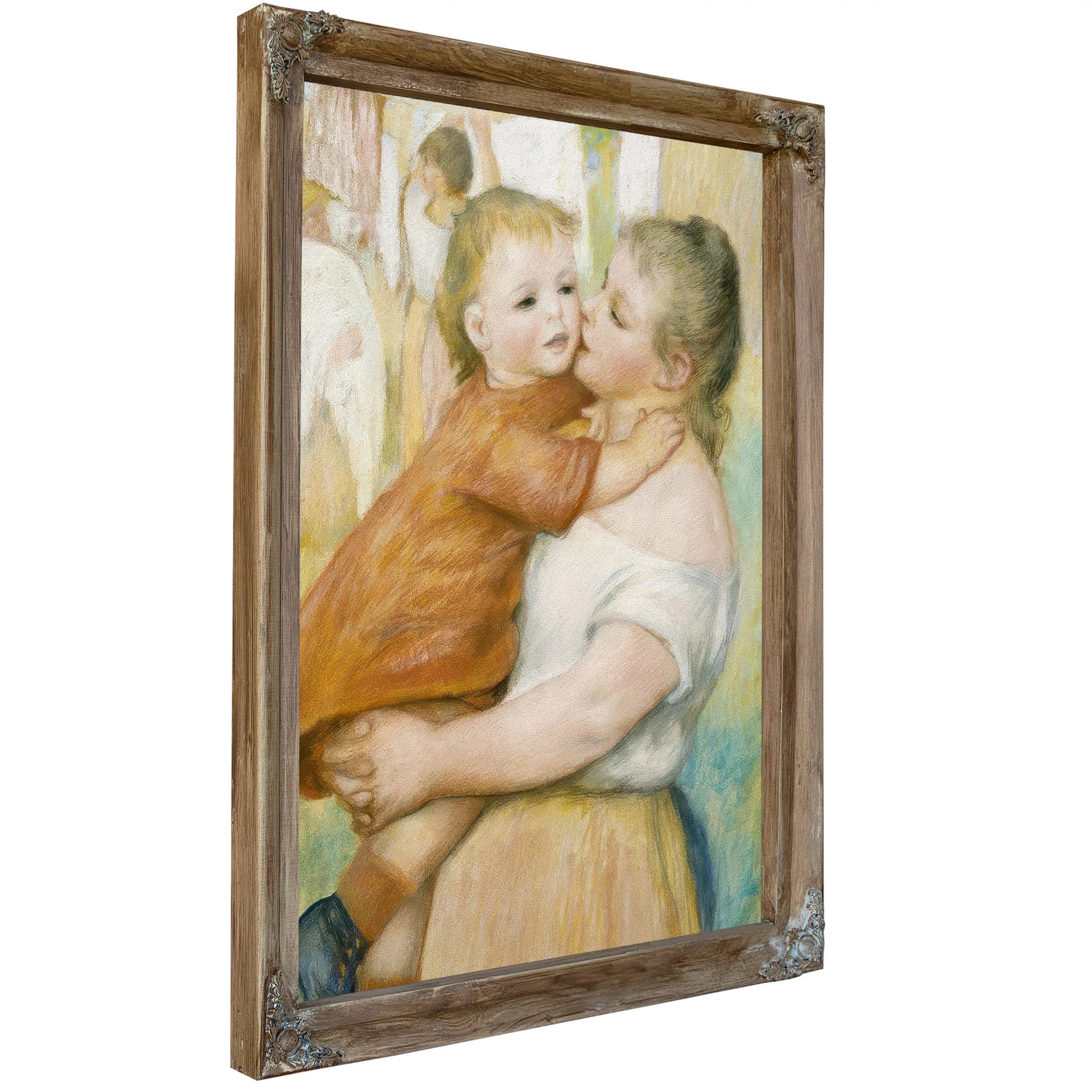Mother And Child By Pierre August Renoir Fine Art Print