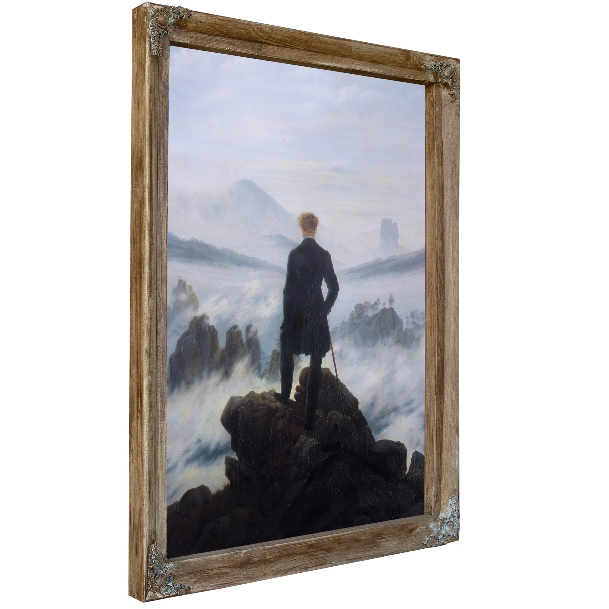 The Wanderer Above The Sea Of Fog 1818 By Caspar David Friedrich Fine Art Print