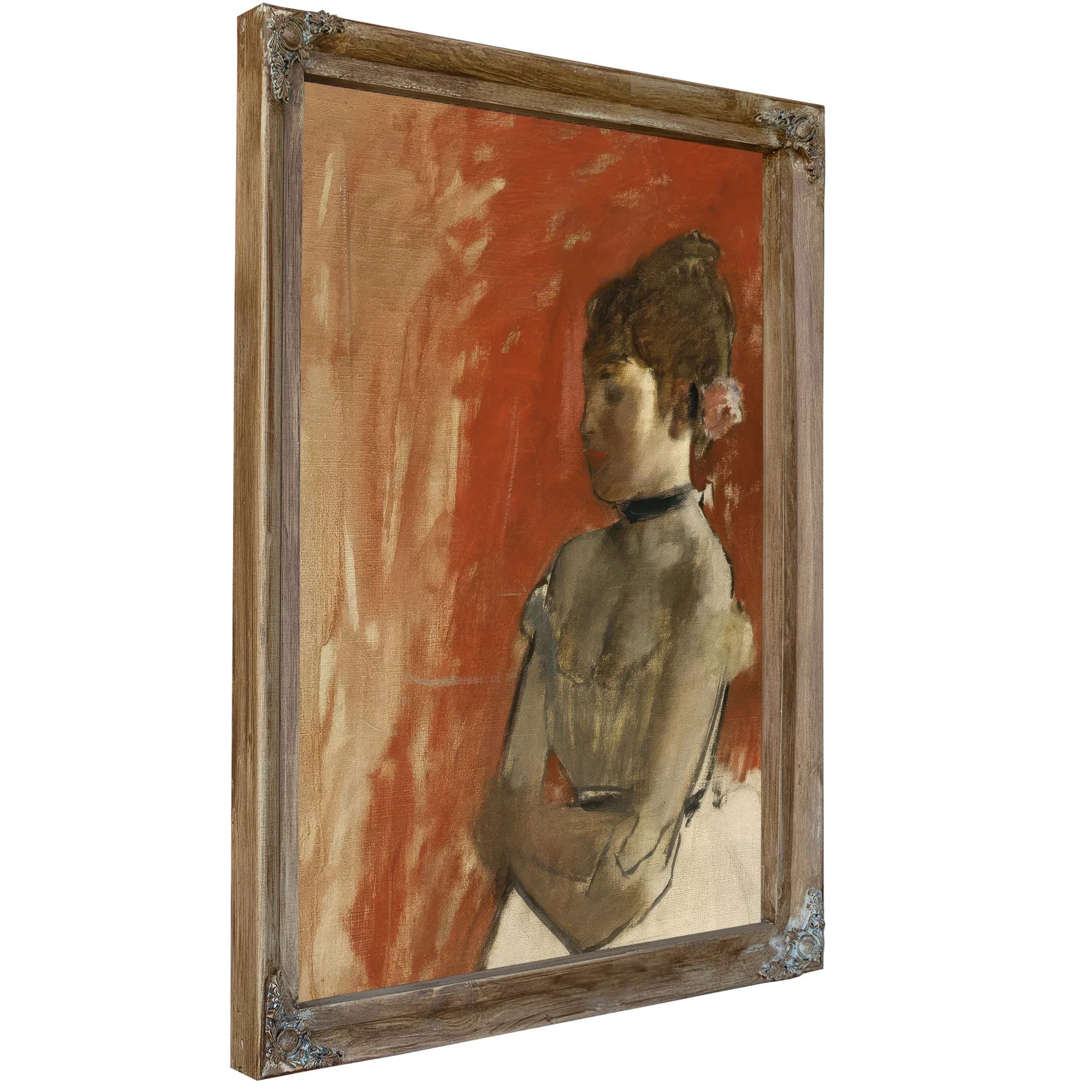 Ballet Dancer With Arms Crossed By Edgar Degas Fine Art Print