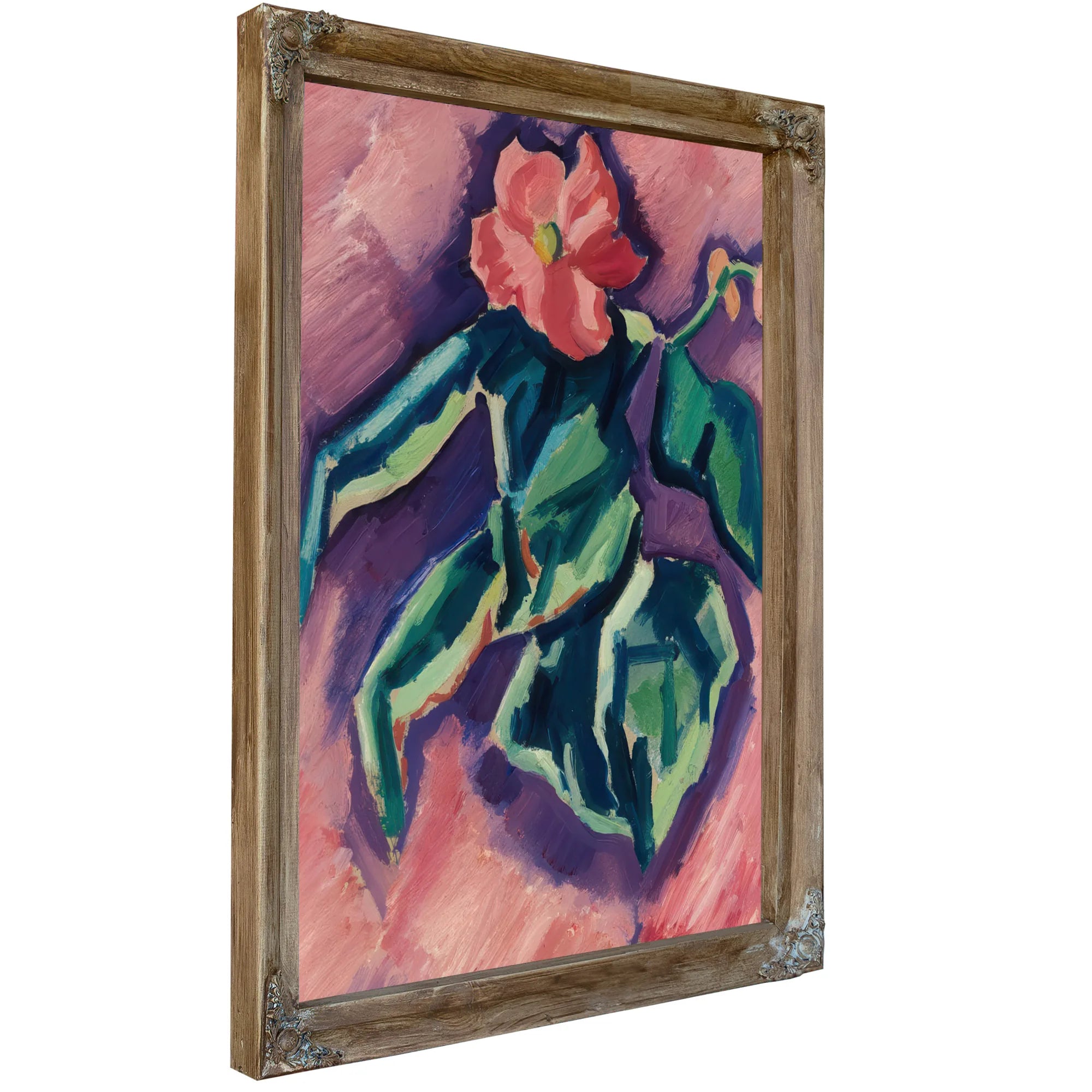 Pink Begonias By Marsden Hartley Fine Art Print