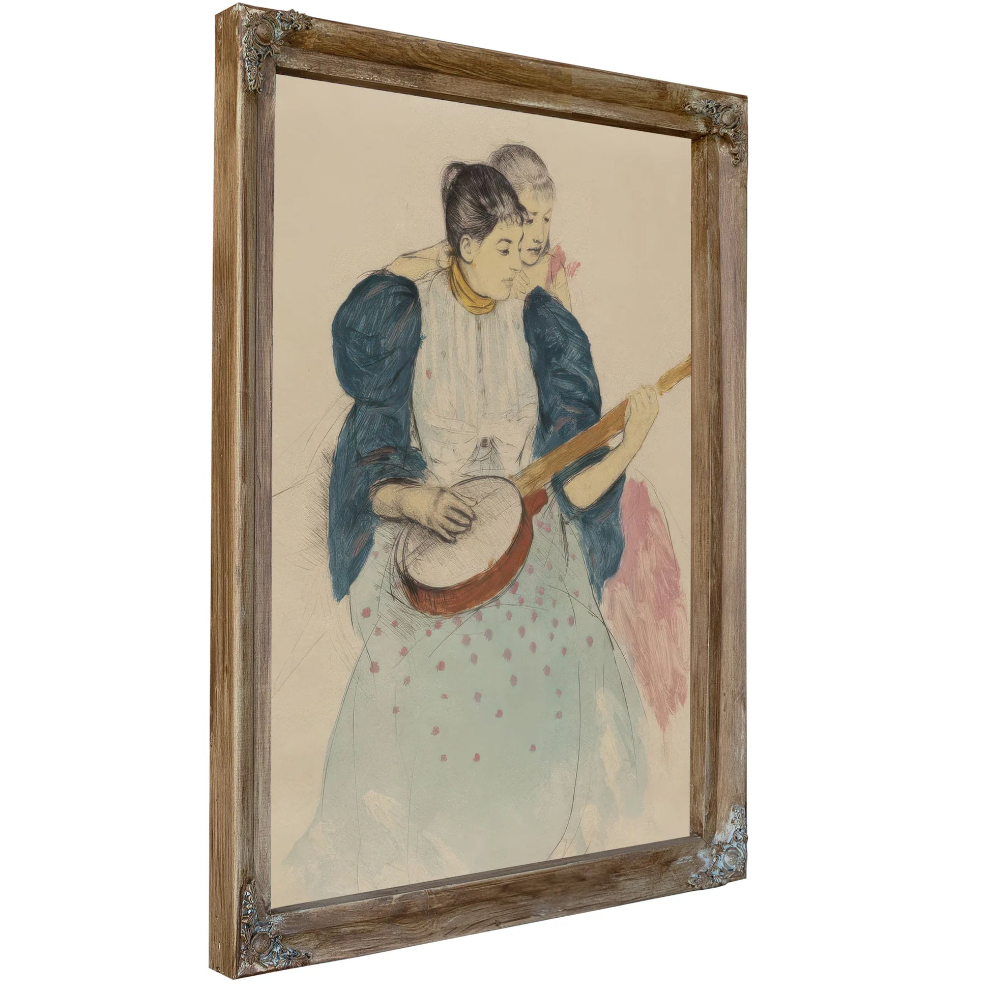 The Banjo Lesson By Mary Cassatt Fine Art Print