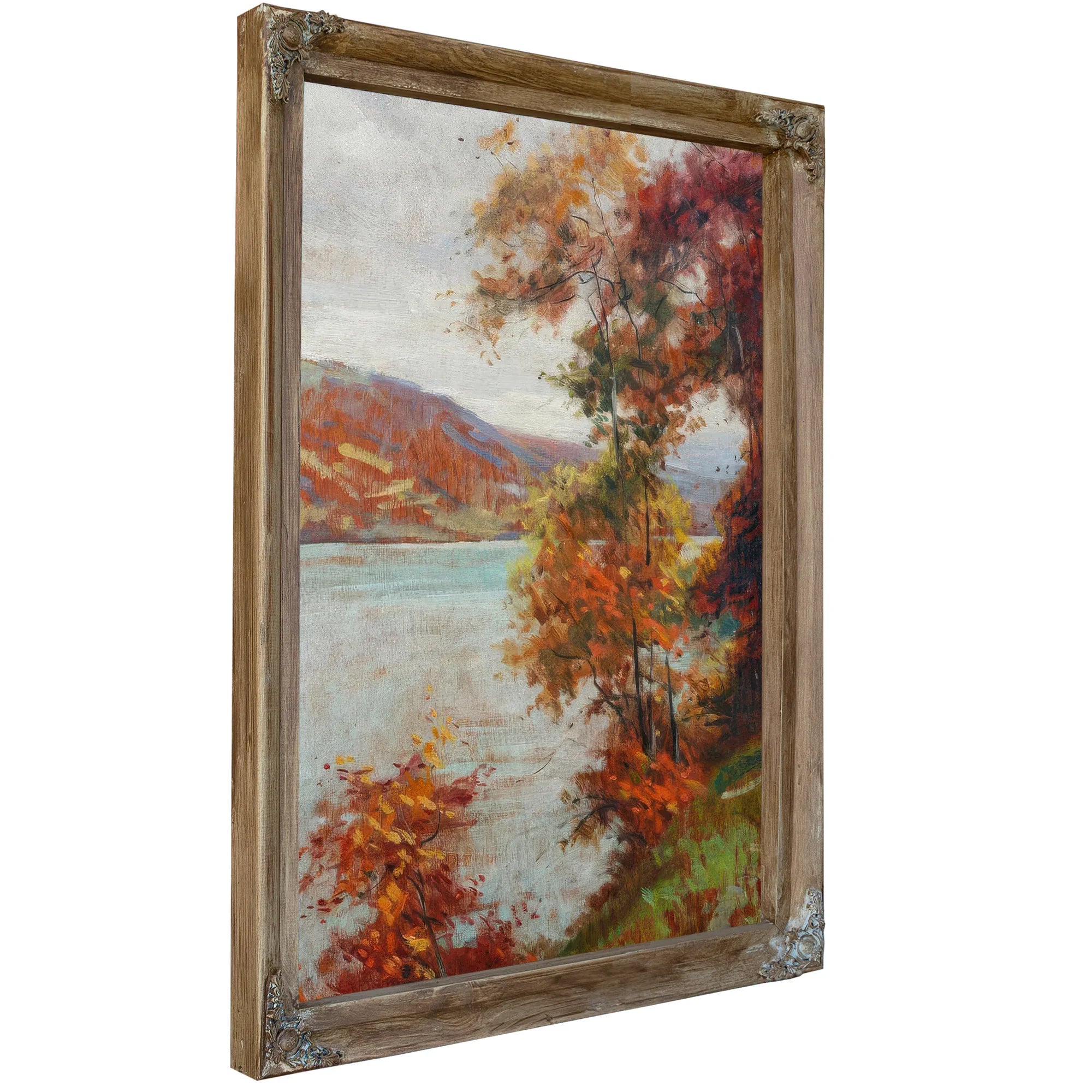 A River Scene By Louis Aston Knight Fine Art Print