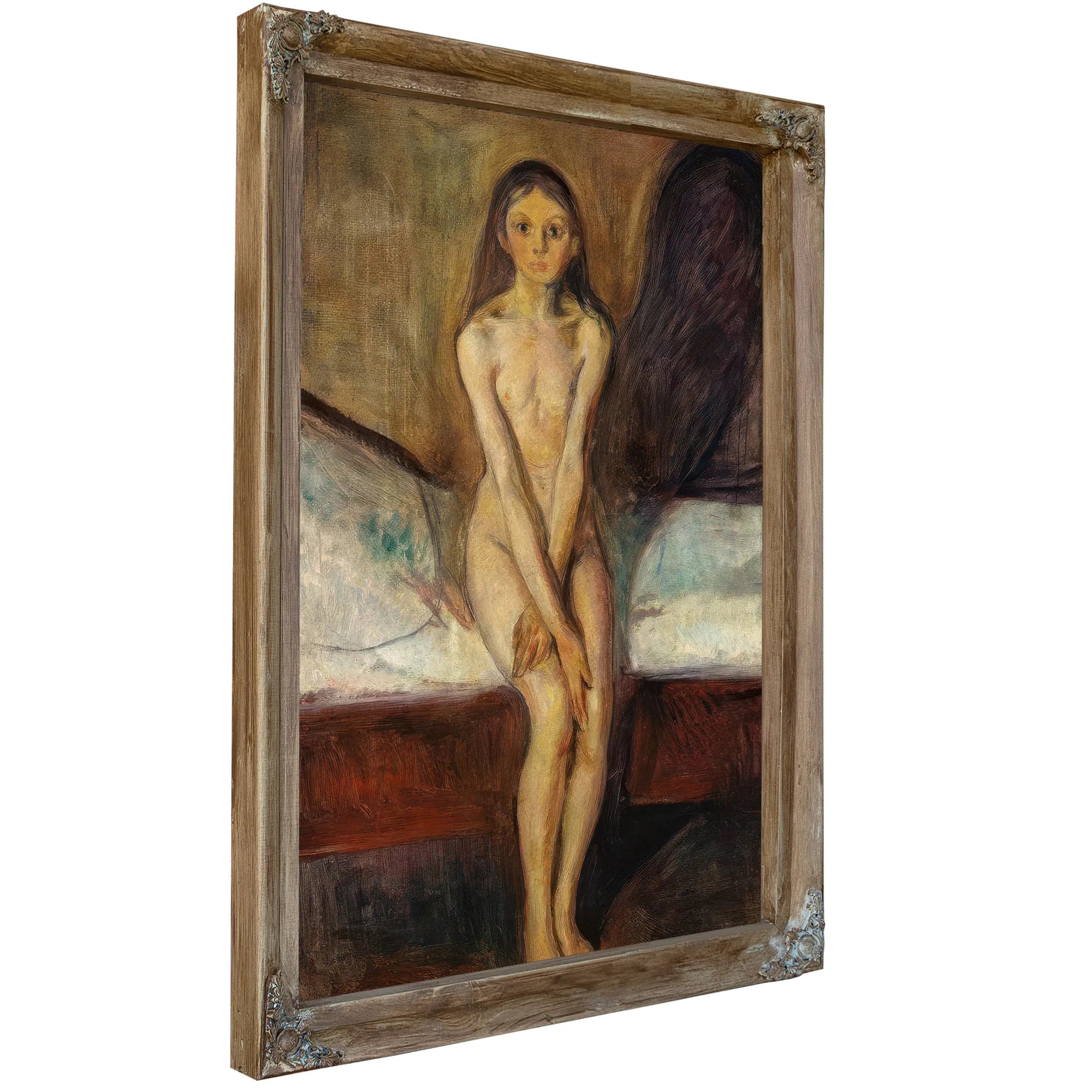 Puberty 1895 By Edvard Munch Fine Art Print