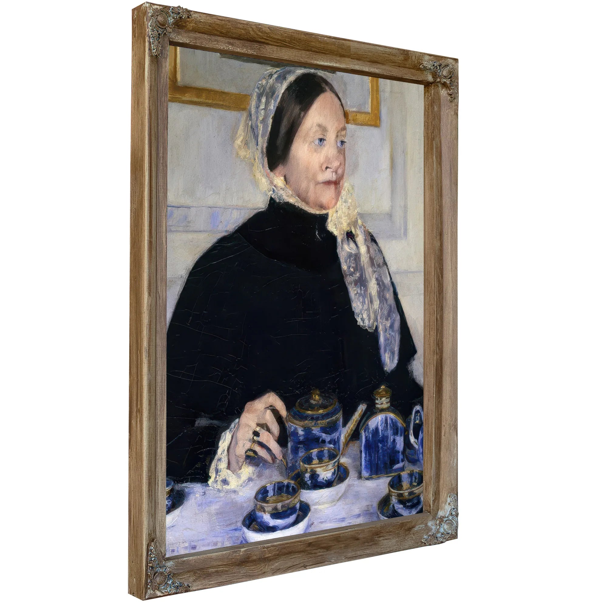 Lady At The Tea Table 2 By Mary Cassatt Fine Art Print