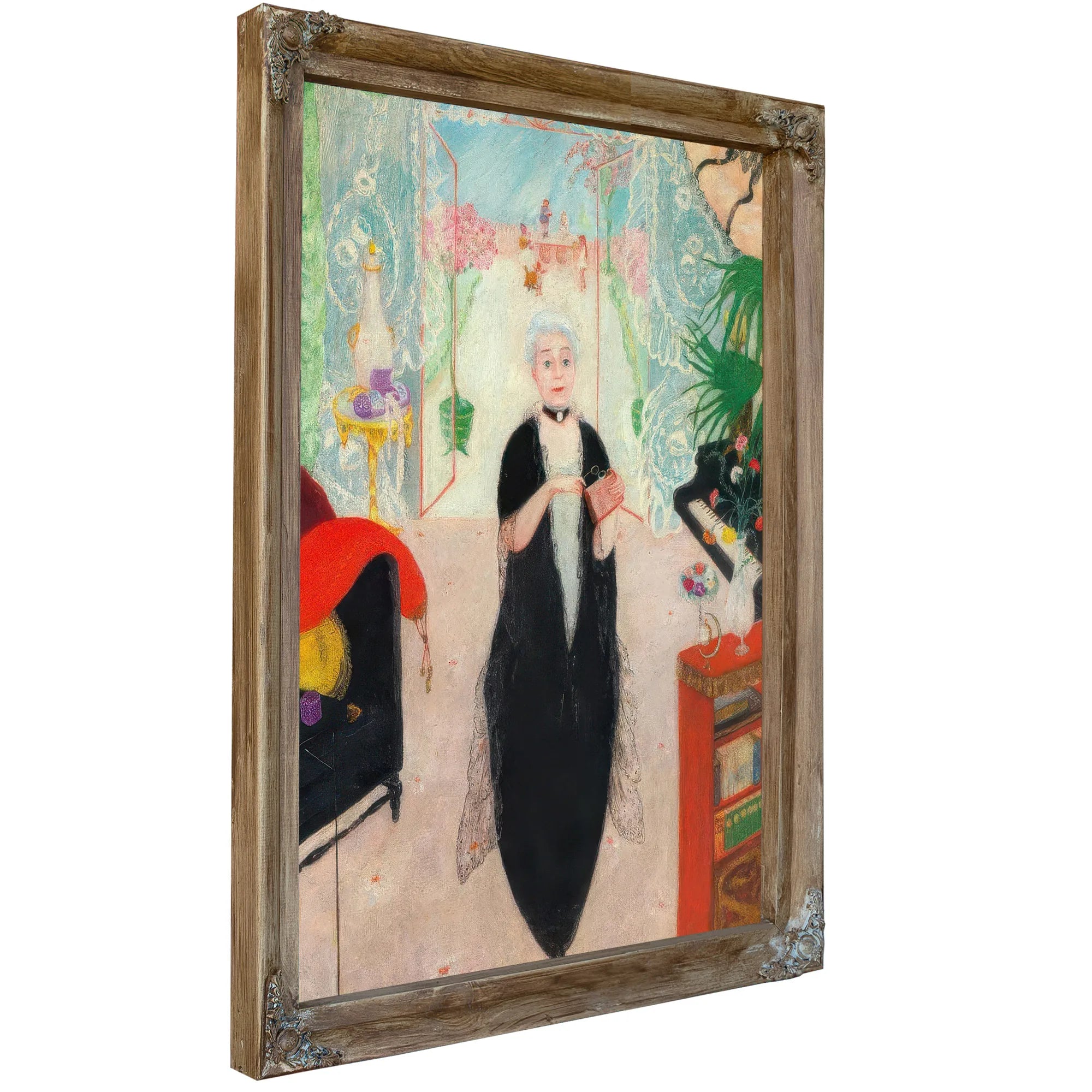 Portrait Of My Mother By Florine Stettheimer Fine Art Print