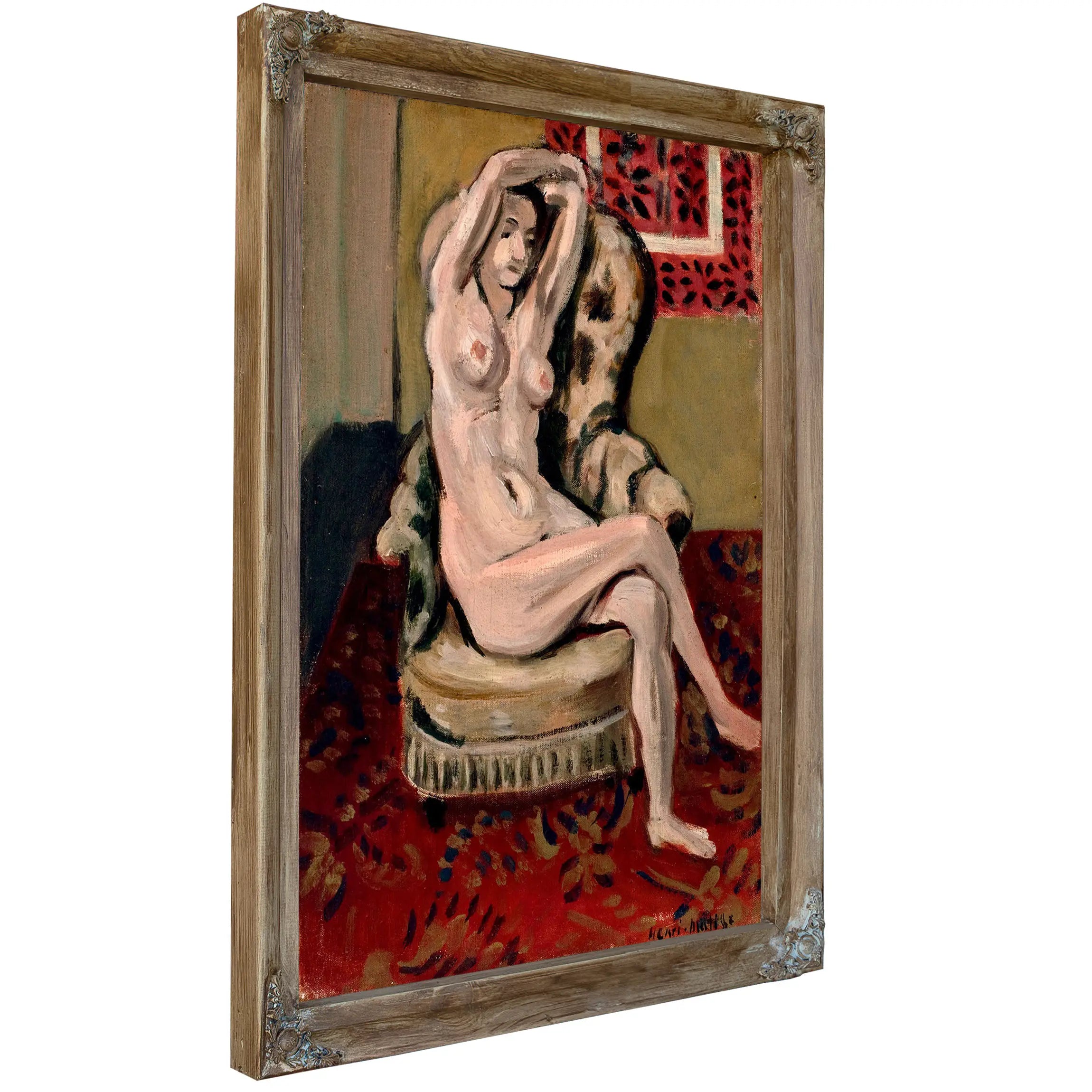 Nude On A Stool by Henri Matisse