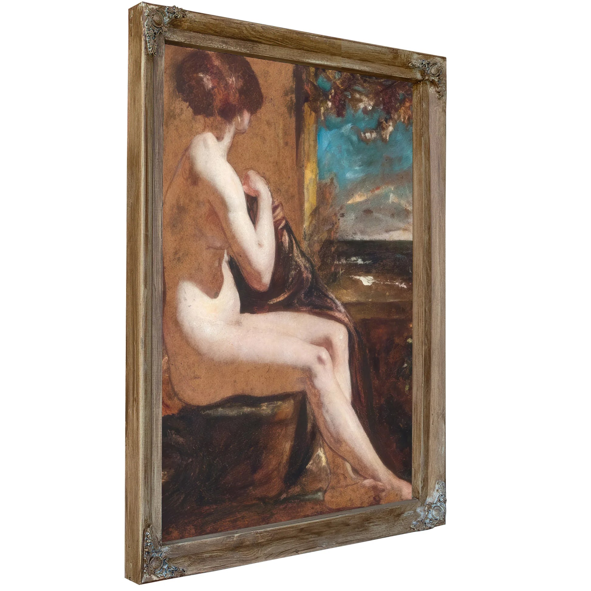 Hero Waiting For Leander By William Etty Fine Art Print