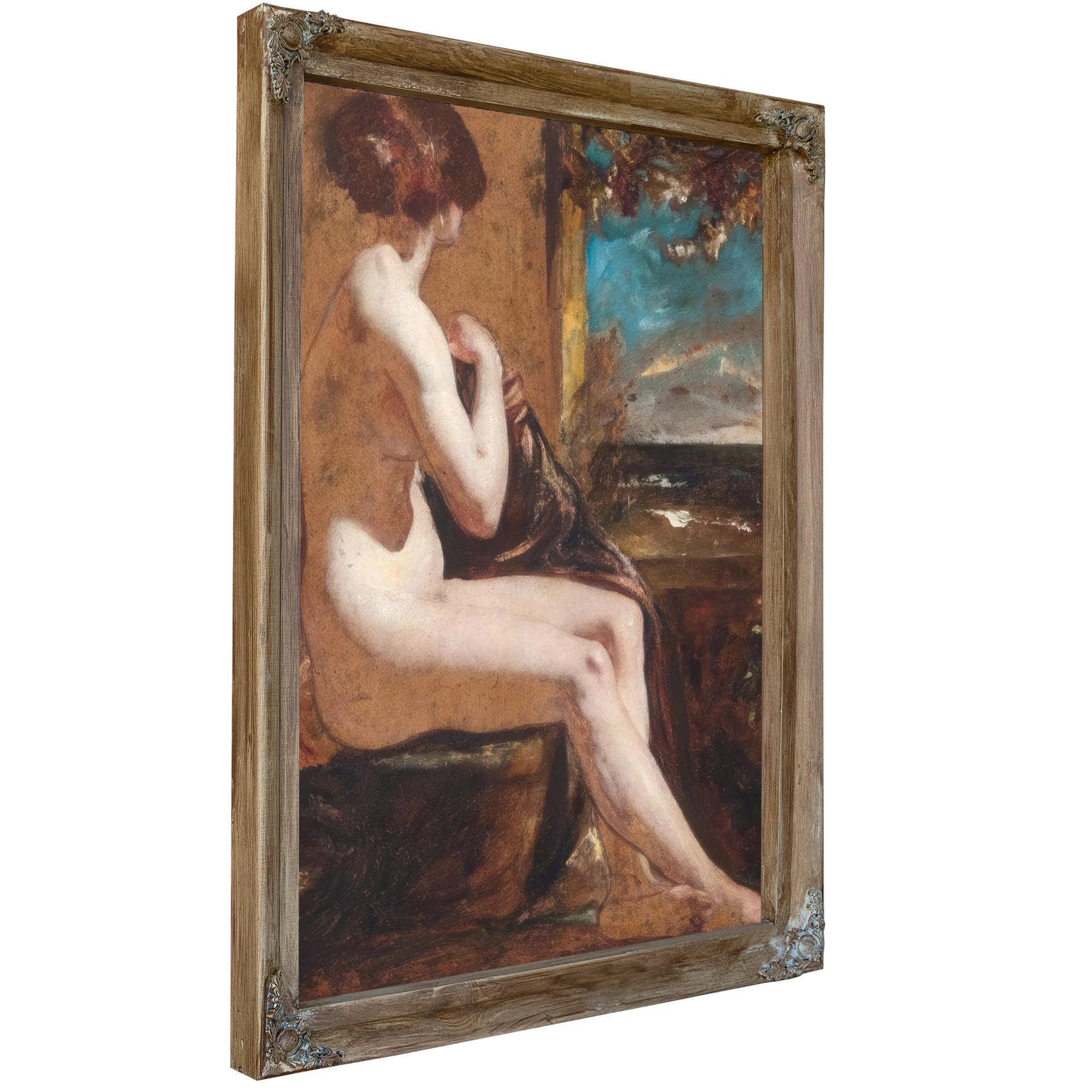 Hero Waiting For Leander By William Etty Fine Art Print