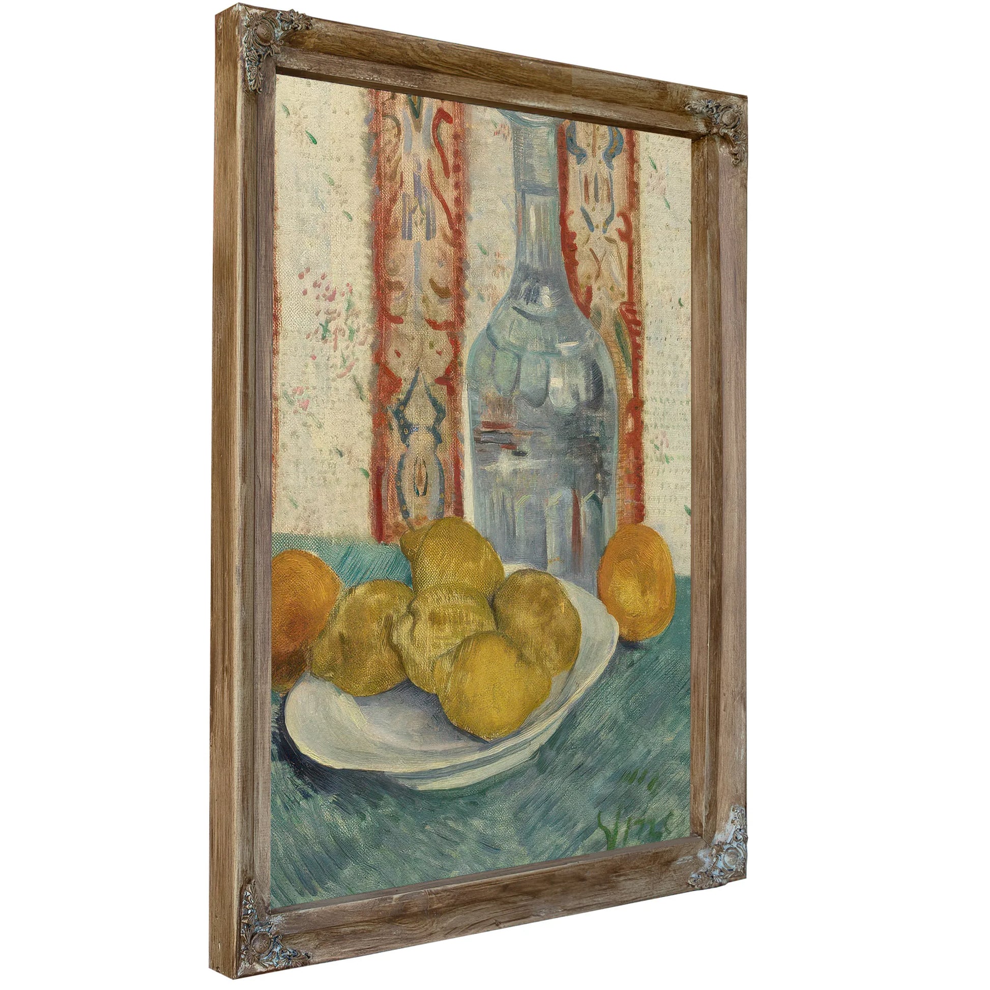 Carafe And Dish With Citrus Fruit By Vincent Van Gogh Fine Art Print