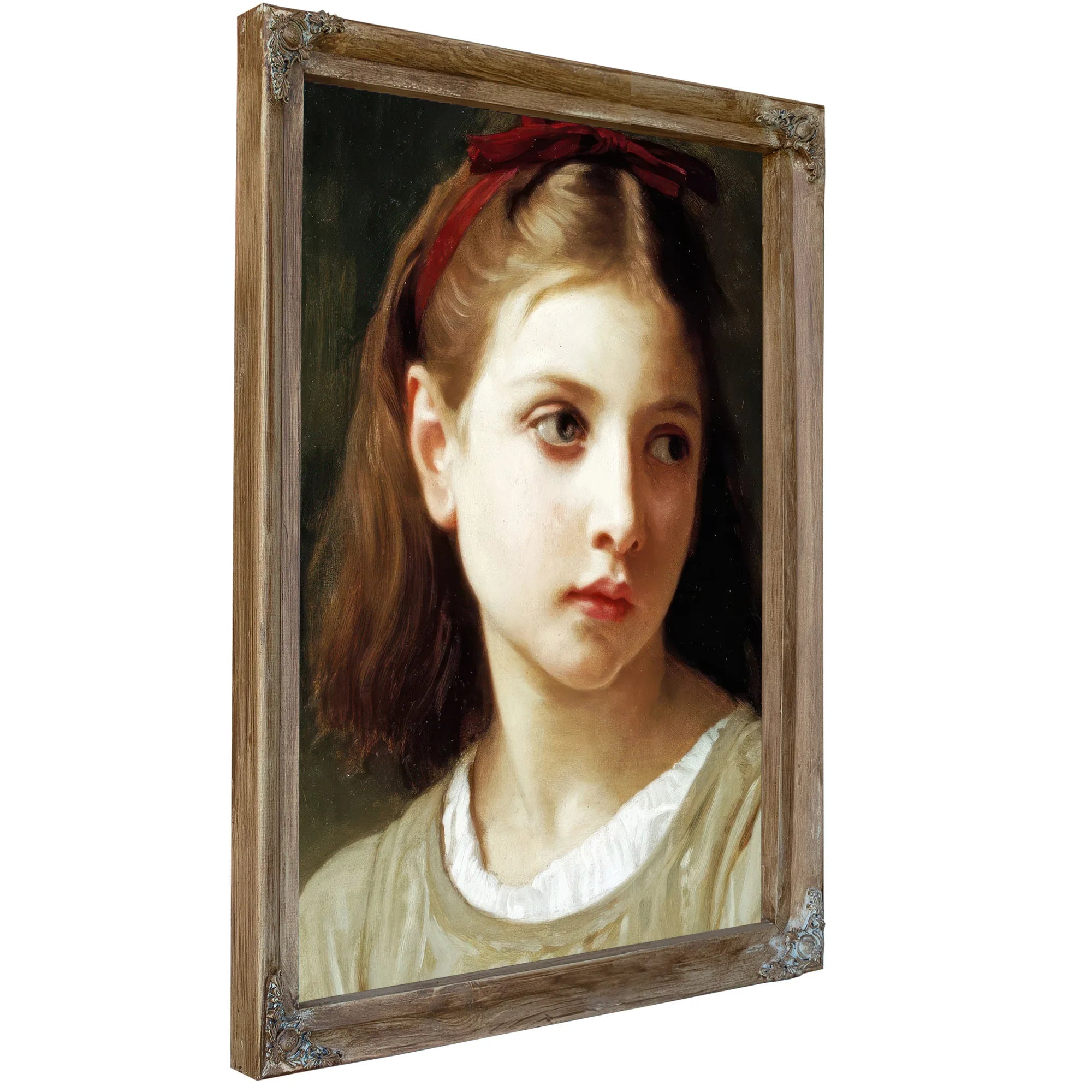 Une Petite Fille By William Adolphe Bouguereau Fine Art Print