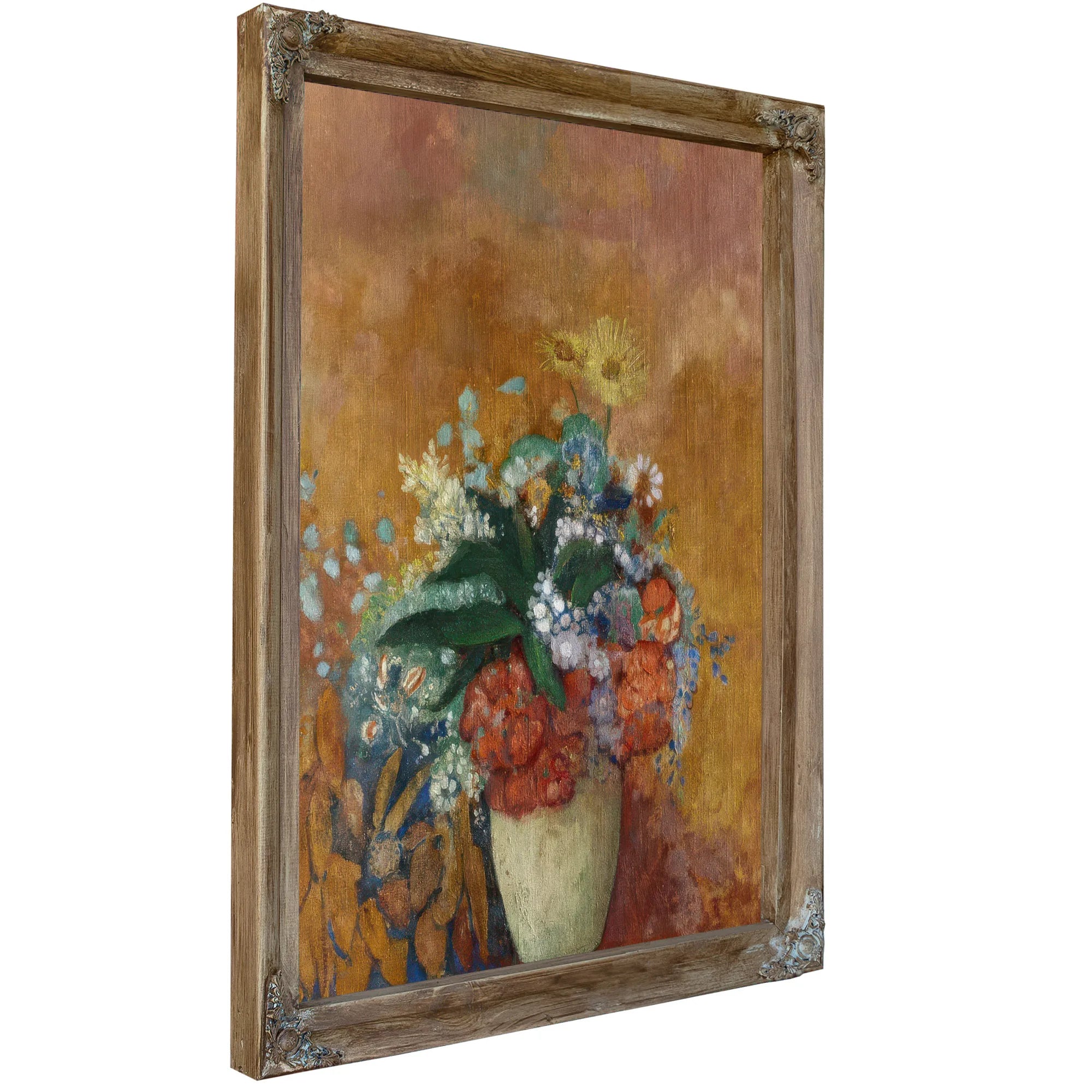 Vase Of Flowers 1 By Odilon Redon Fine Art Print