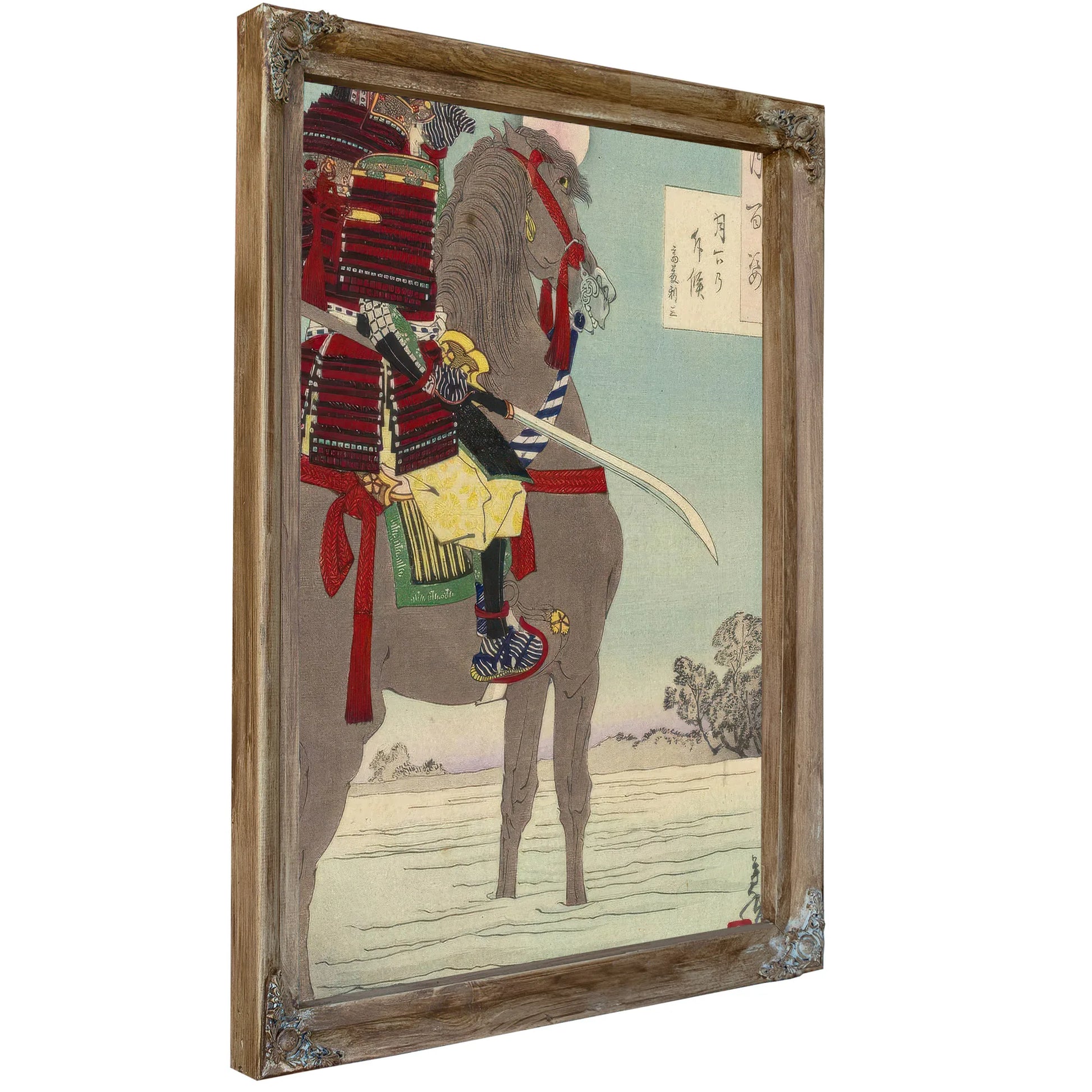 100 Aspects No 8 Moonlight Patrol 1885 By Tsukioka Yoshitoshi Fine Art Print