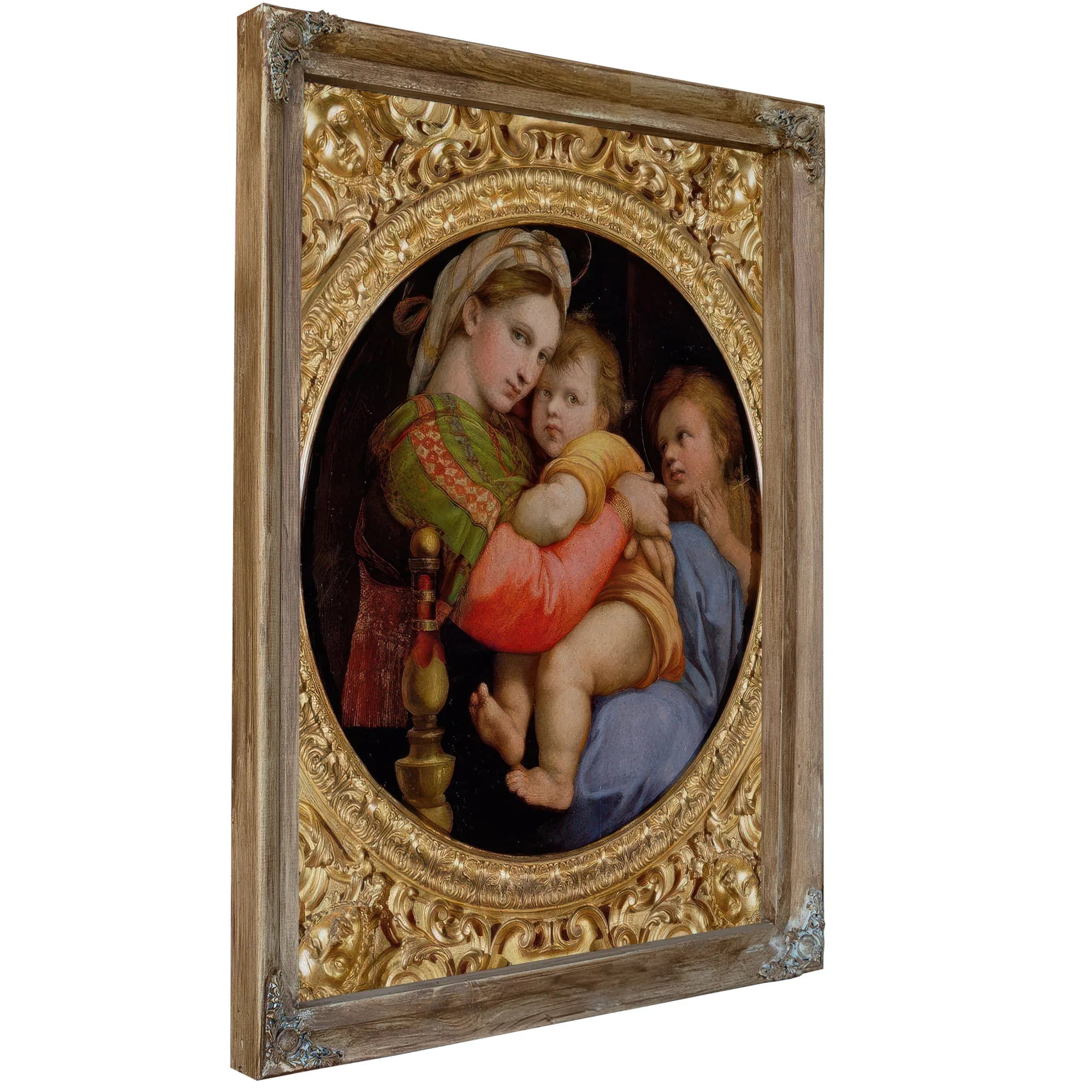 The Madonna Of The Chair By Raphael Fine Art Print
