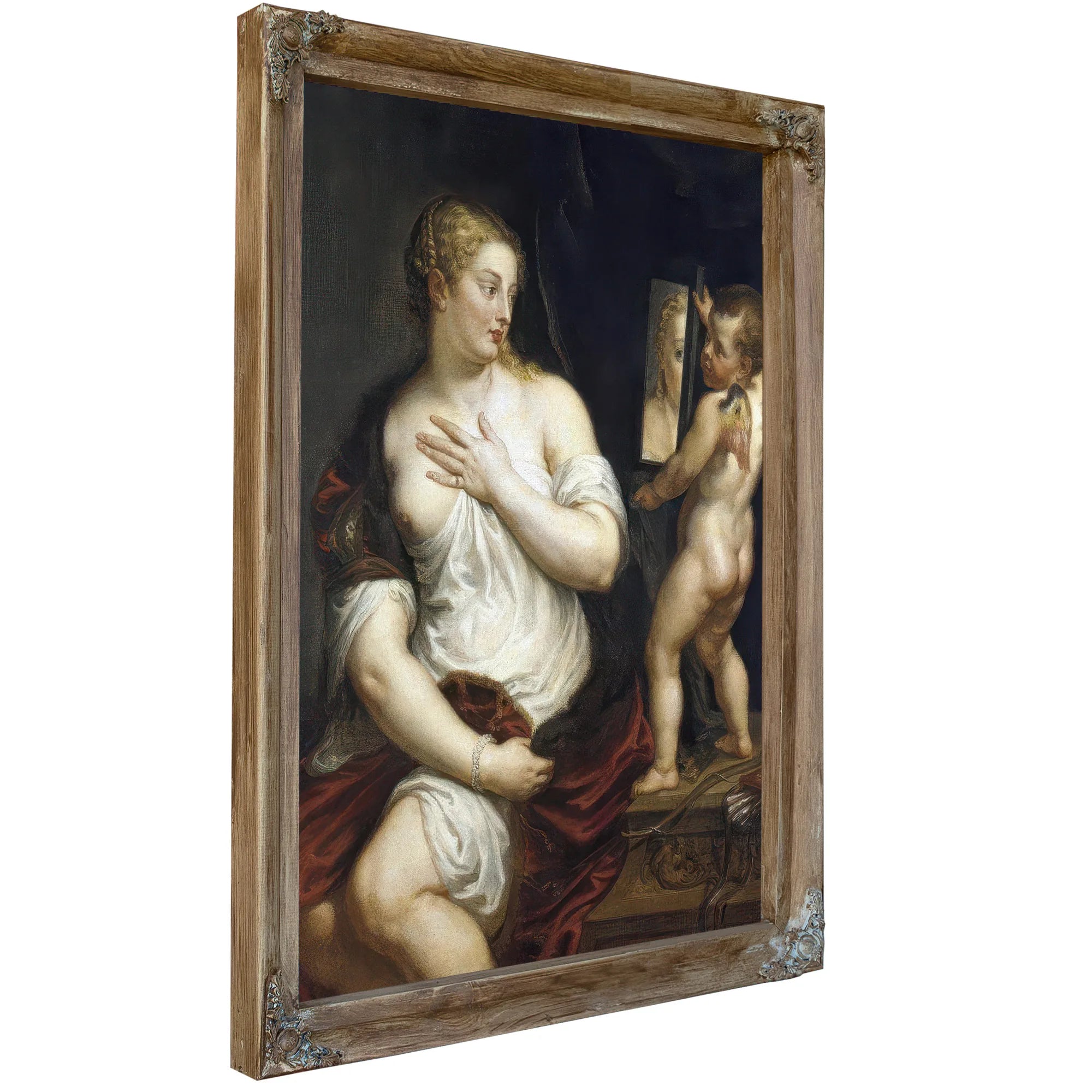 Venus And Cupid By Peter Paul Rubens Fine Art Print