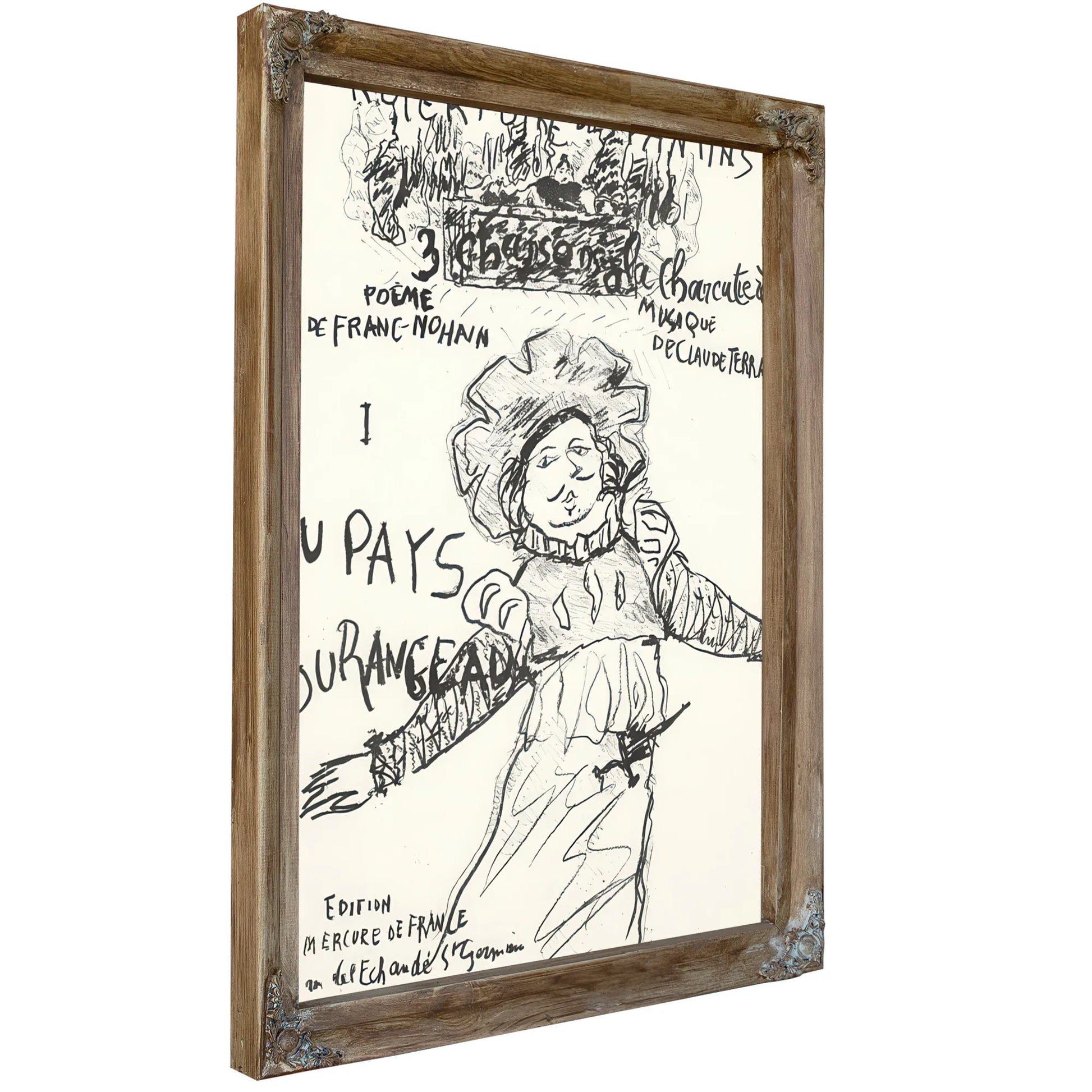 Cover For Du Pays Tourangeau (From The Land Of Touraine) From The Series Le Repertoire Des Pantins By Pierre Bonnard Fine Art Print