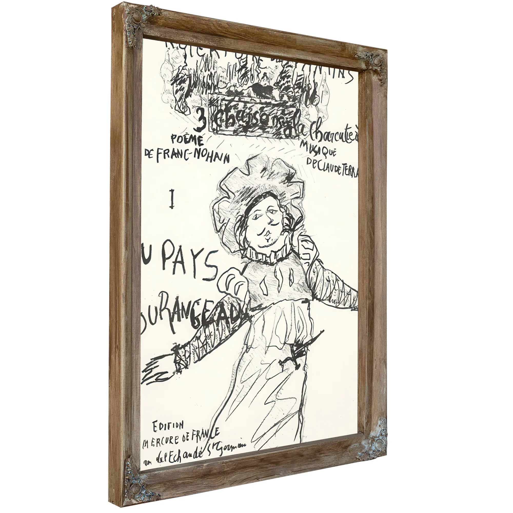 Cover For Du Pays Tourangeau (From The Land Of Touraine) From The Series Le Repertoire Des Pantins By Pierre Bonnard Fine Art Print