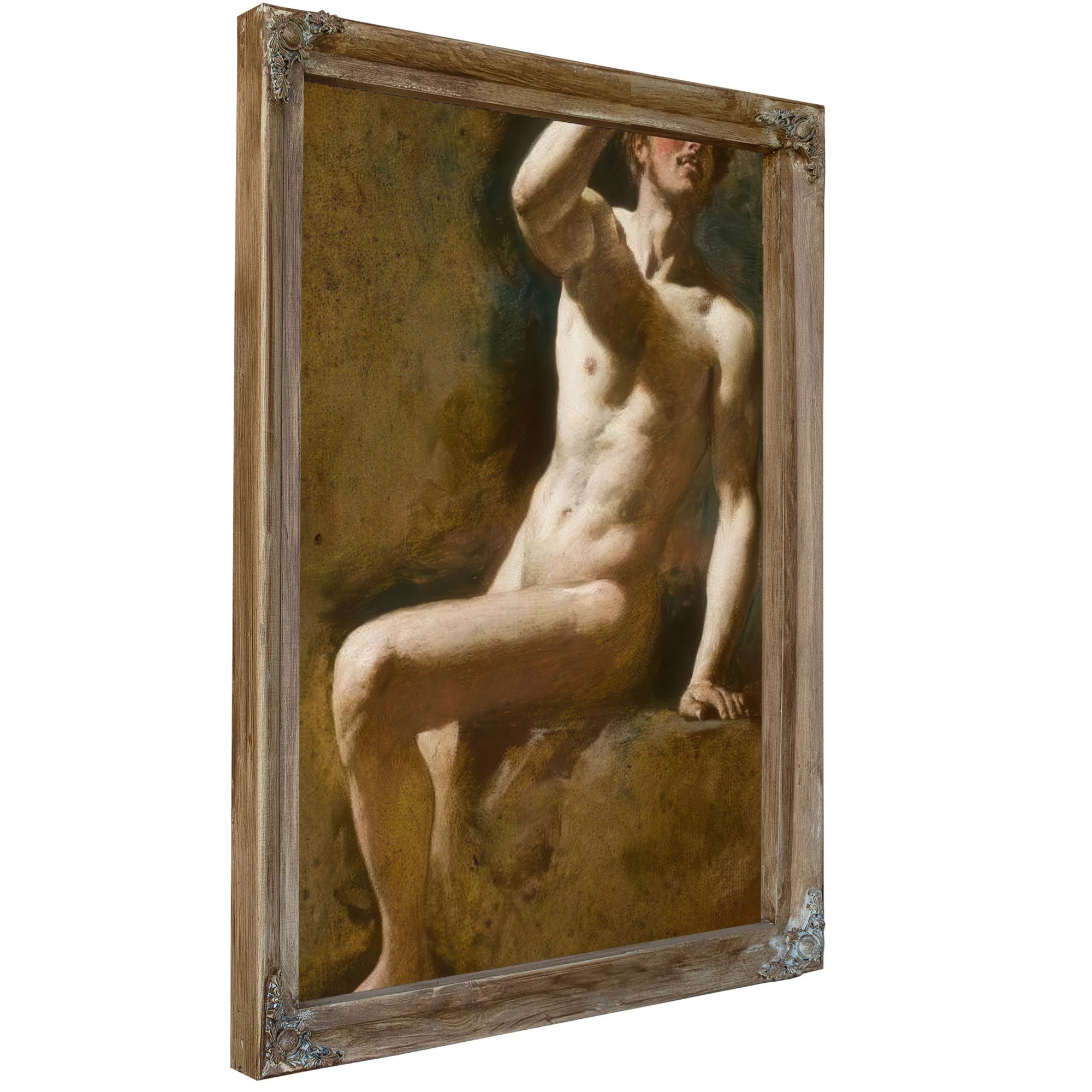 Study Of A Male Nude 3 By William Etty Fine Art Print
