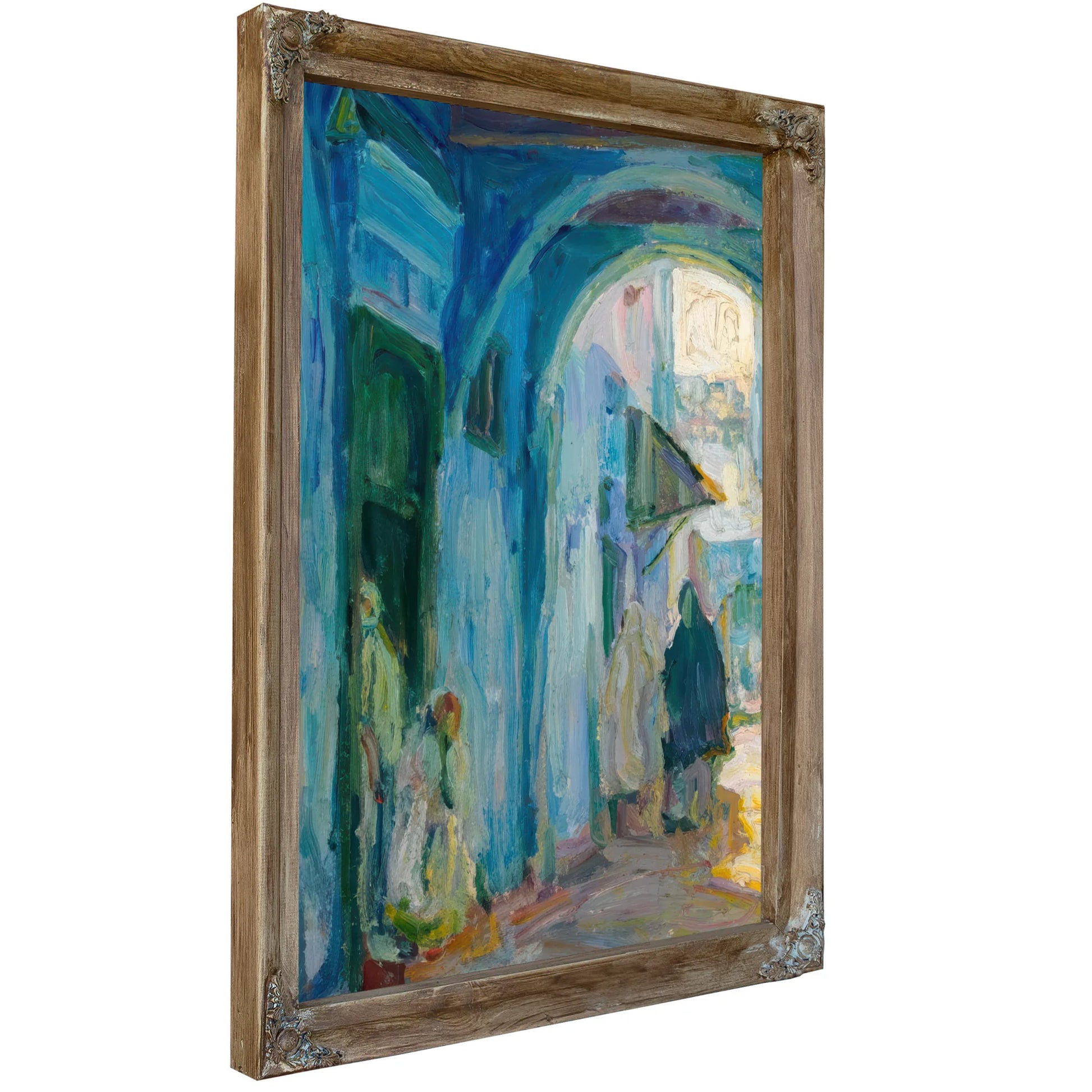 Street In Tangier By Henry Ossawa Tanner Fine Art Print