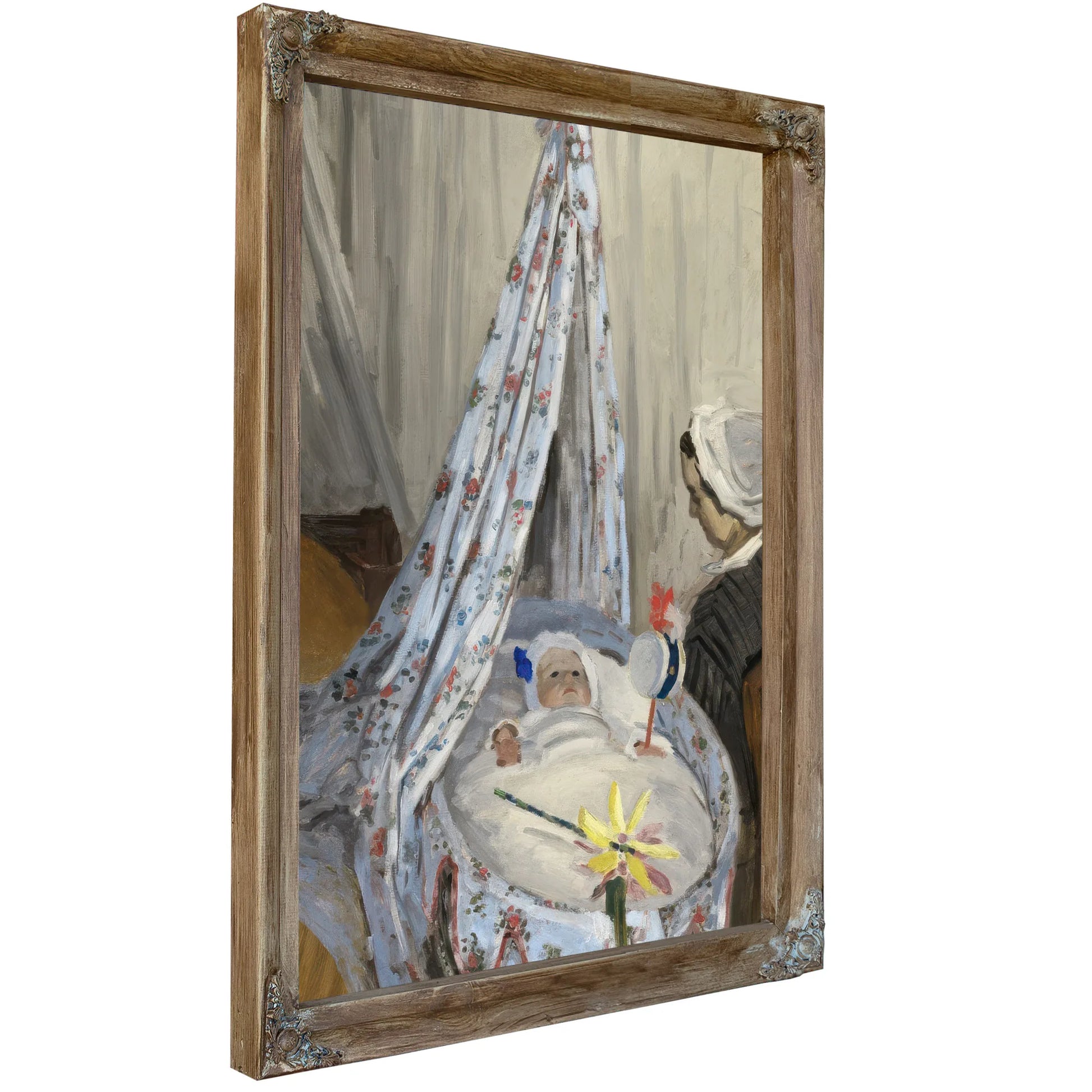 The Cradle Camille With The Artist's Son Jean By Claude Monet Fine Art Print