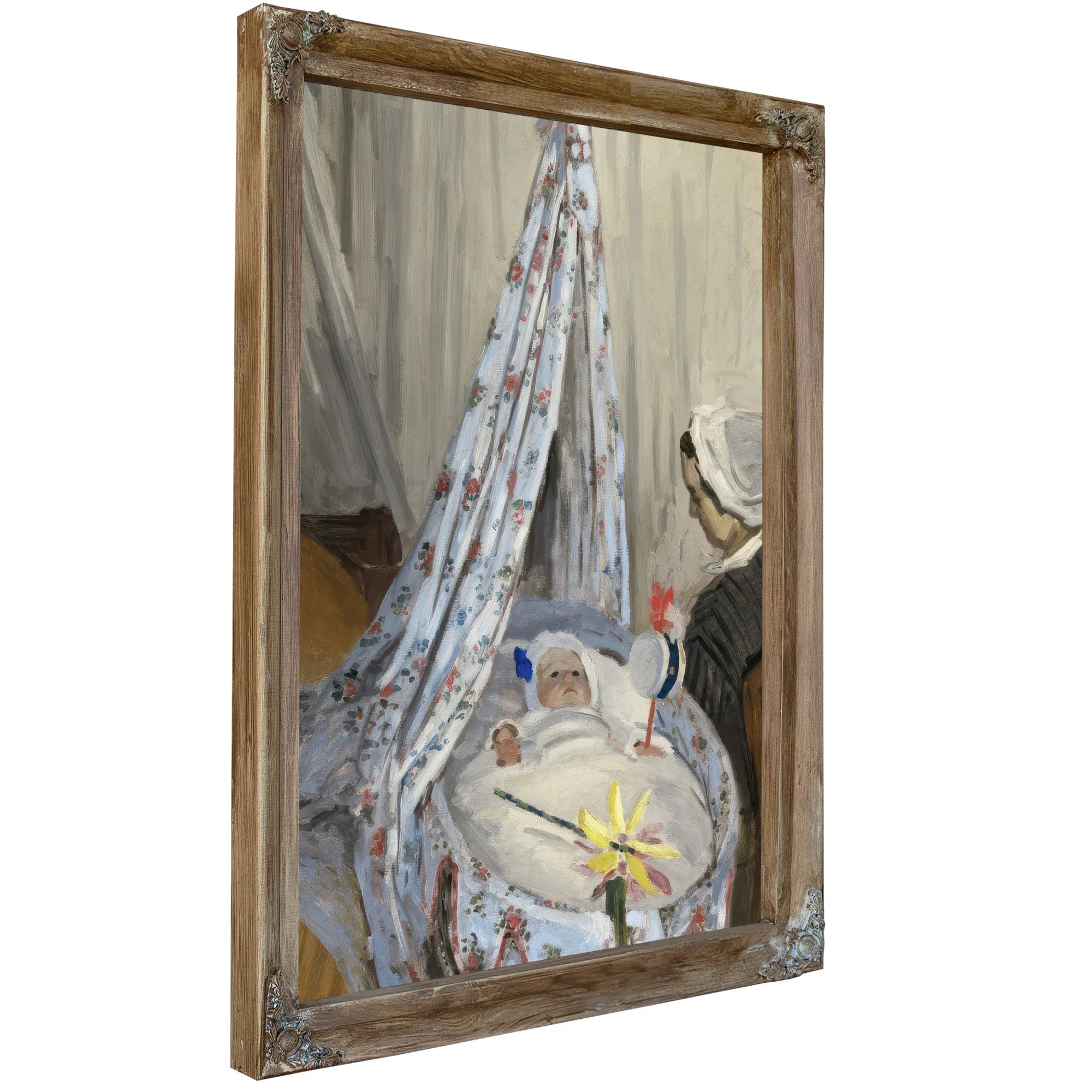 The Cradle Camille With The Artist's Son Jean By Claude Monet Fine Art Print
