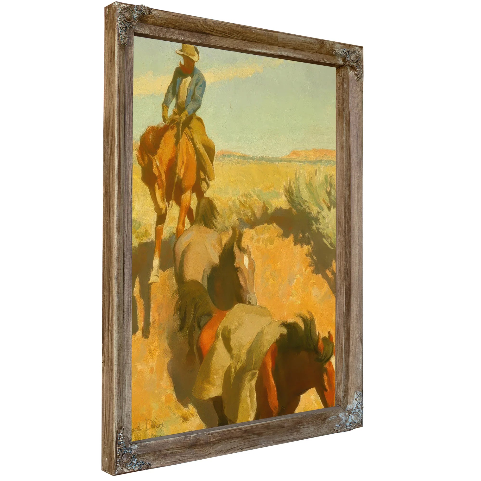 Cut Bank Tuscon By Maynard Dixon Fine Art Print