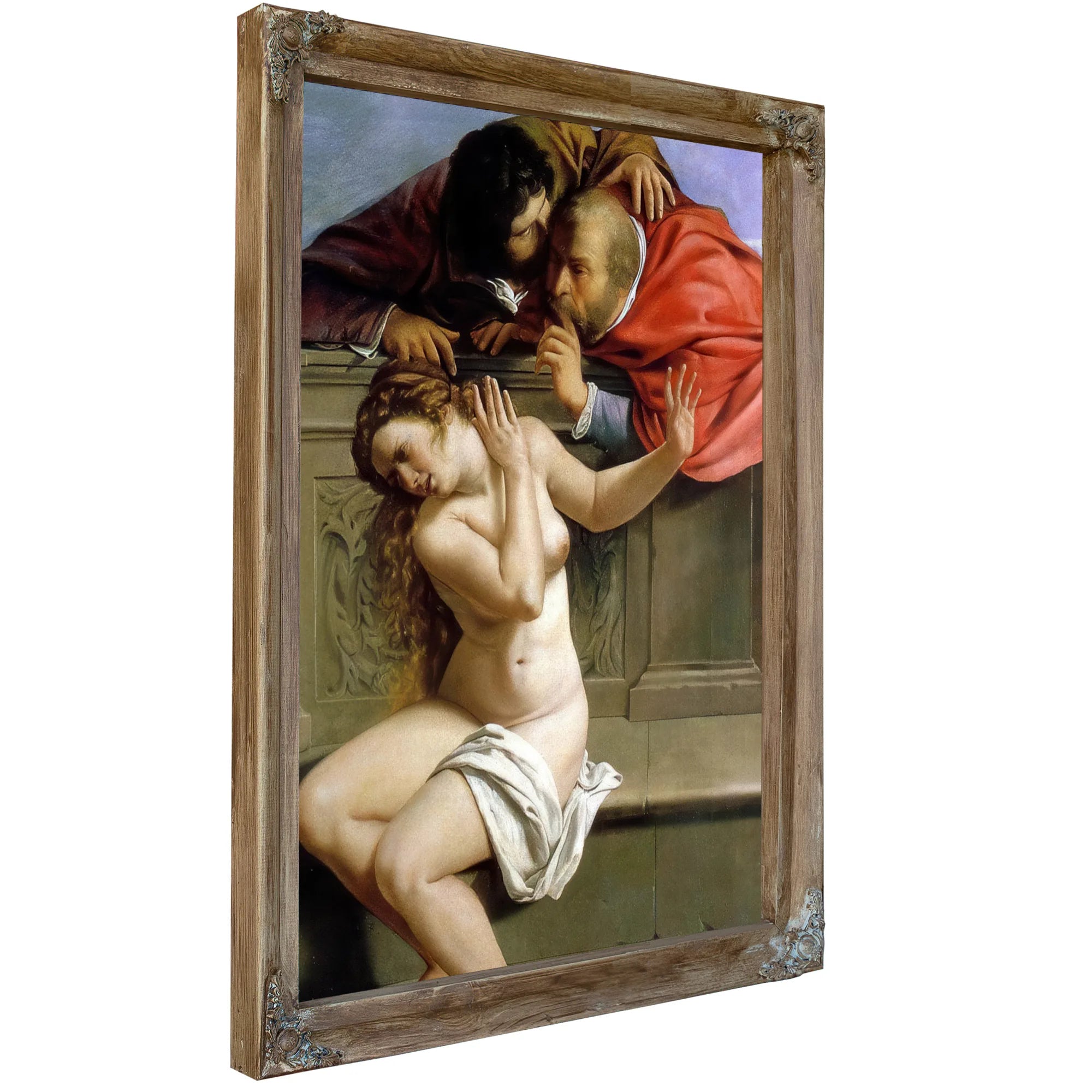 Susanna And The Elders 1610 By Artemisia Gentileschi Fine Art Print