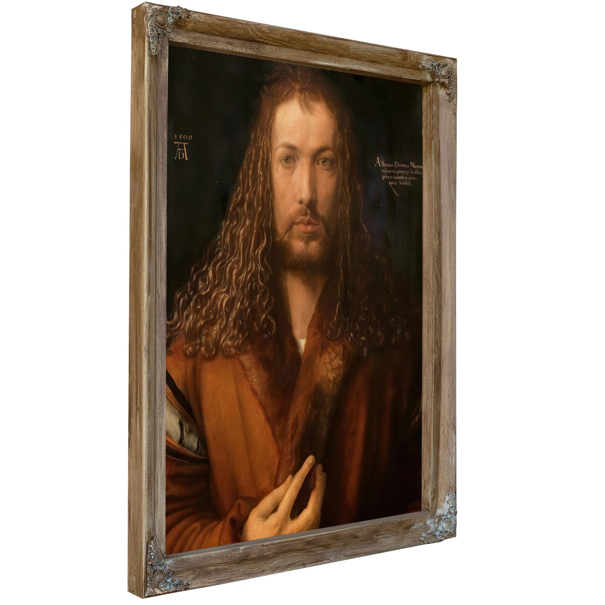 Self Portrait At Age 28 1500 By Albrecht Durer Fine Art Print