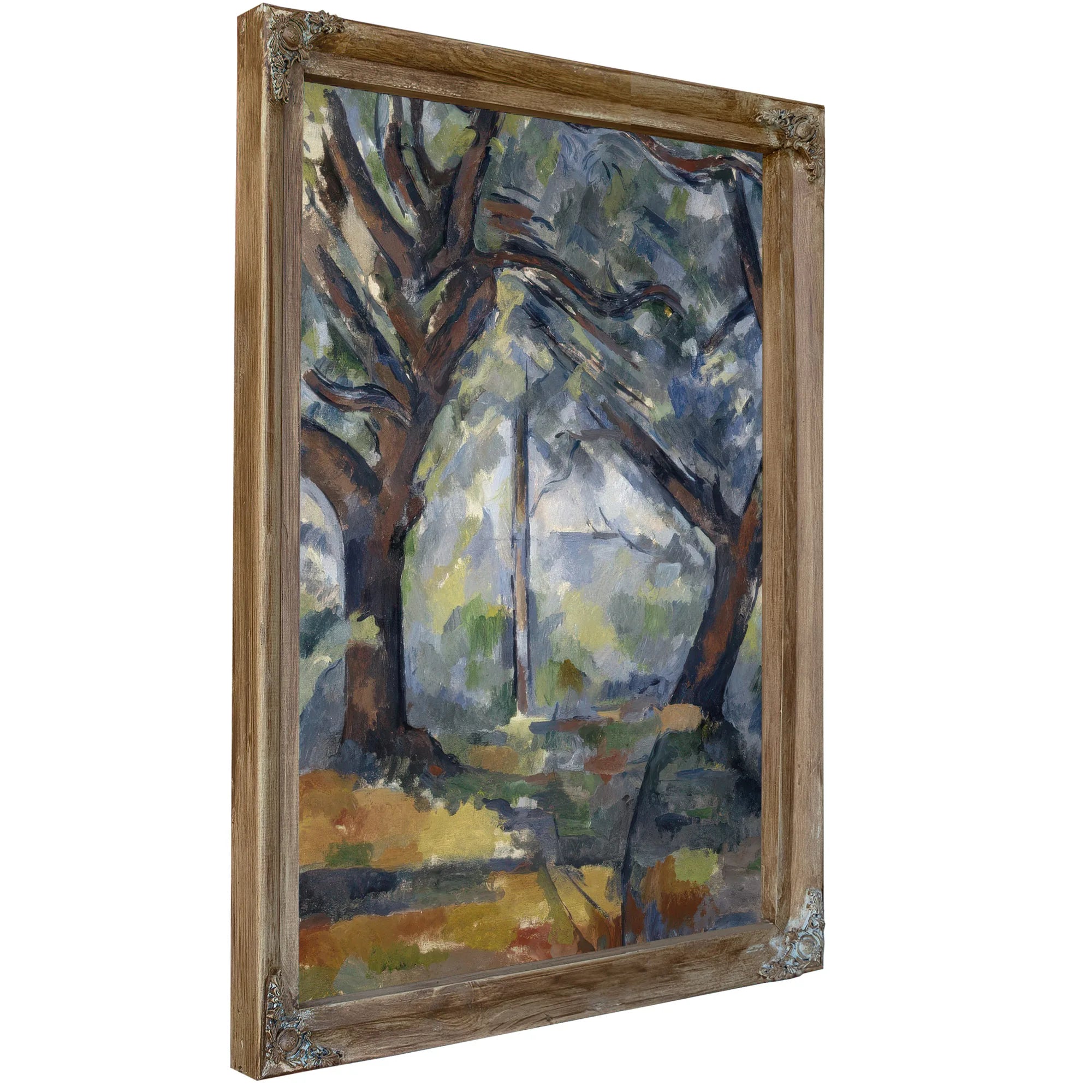 The Big Trees By Paul Cezanne Fine Art Print