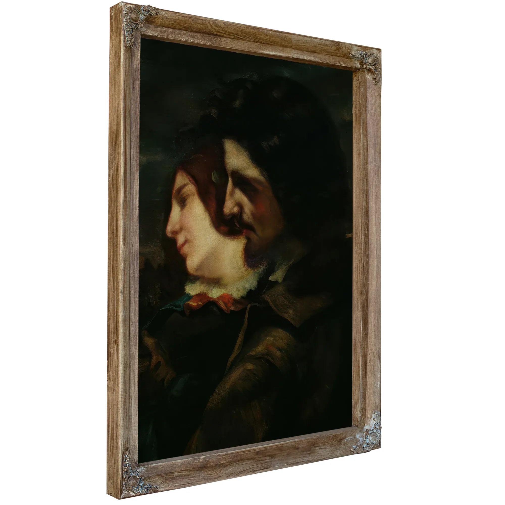 The Lovers In The Countryside 1 By Jean Desire Gustave Courbet Fine Art Print