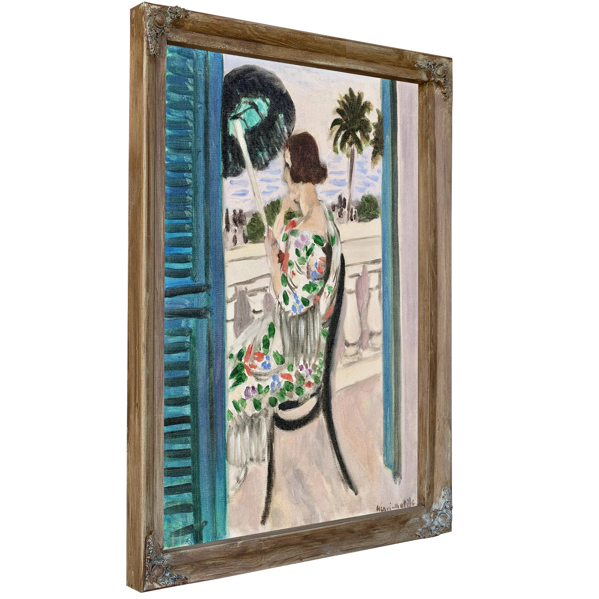 Woman With A Parasol (Femme A L Ombrelle) by Henri Matisse
