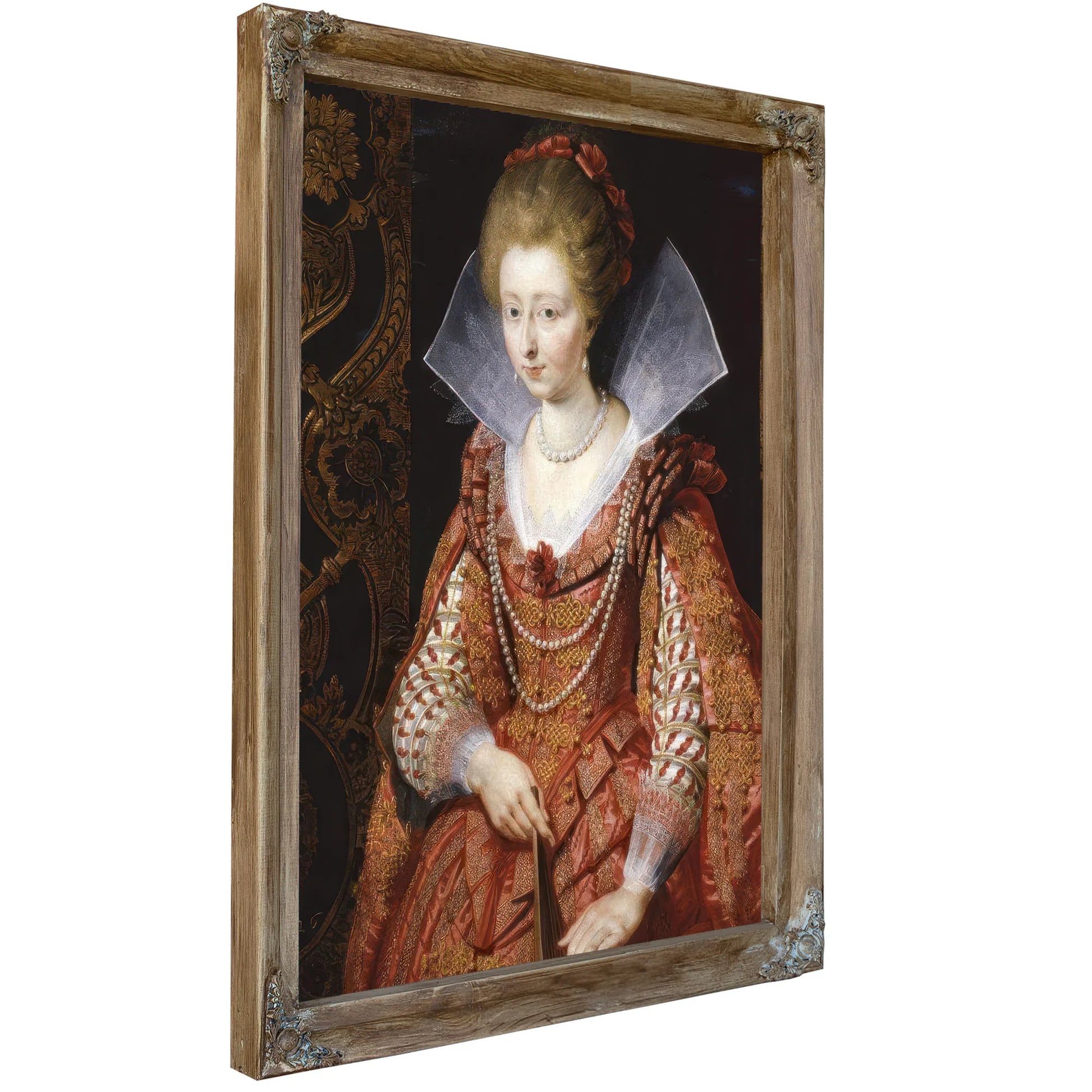 Portrait Of Charlotte Marguerite De Montmorency Princess Of Conde By Peter Paul Rubens Fine Art Print
