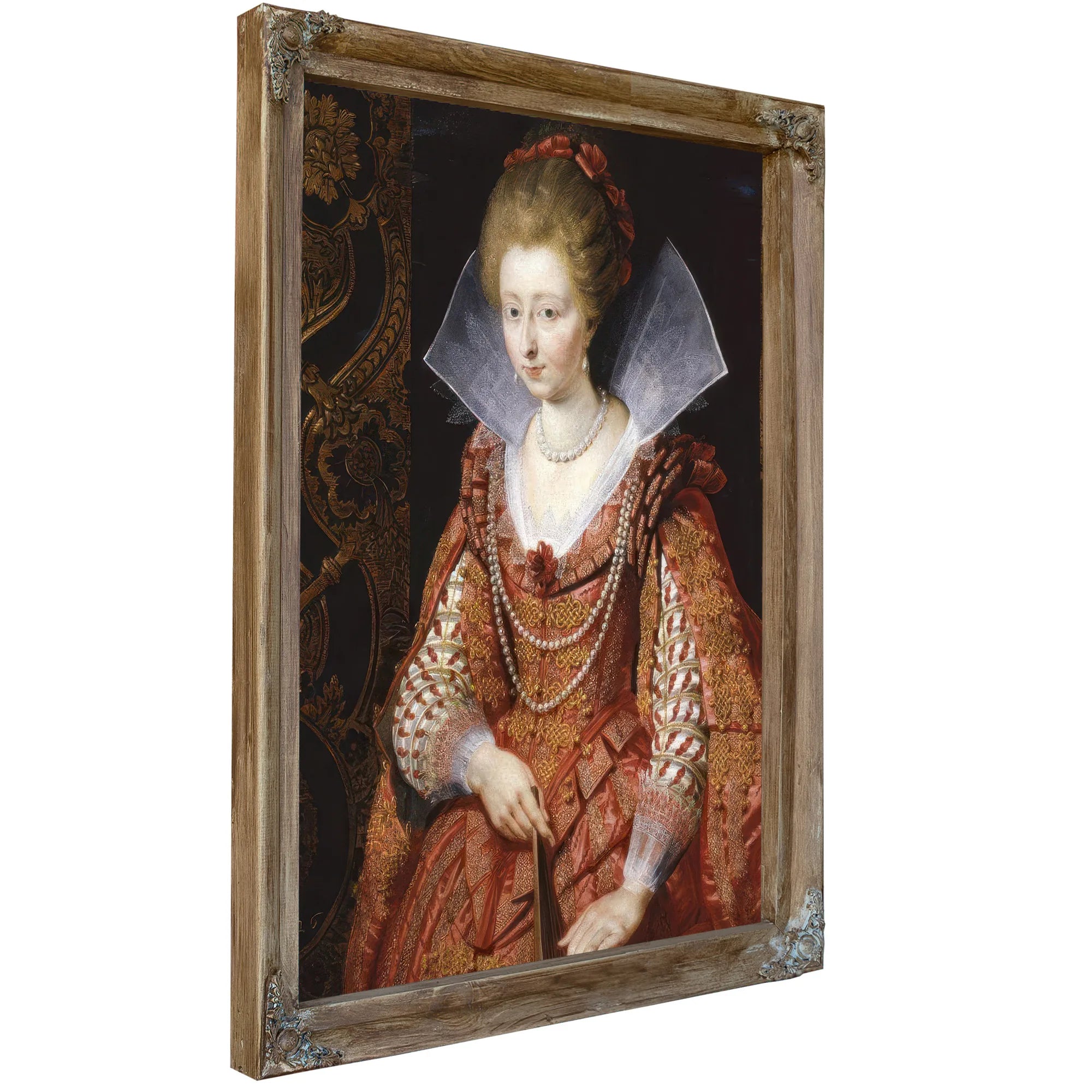 Portrait Of Charlotte Marguerite De Montmorency Princess Of Conde By Peter Paul Rubens Fine Art Print