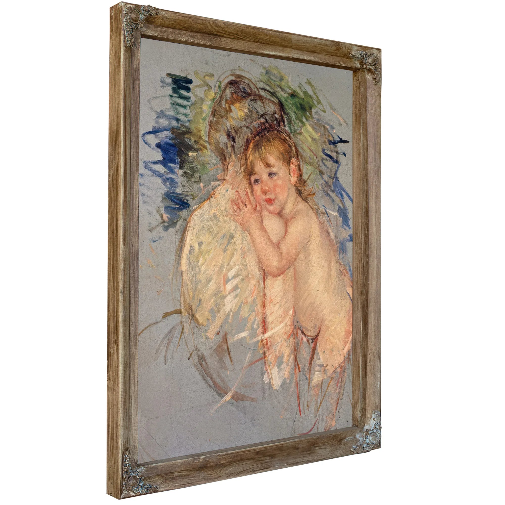 A Study For 'Le Dos Nu' By Mary Cassatt Fine Art Print