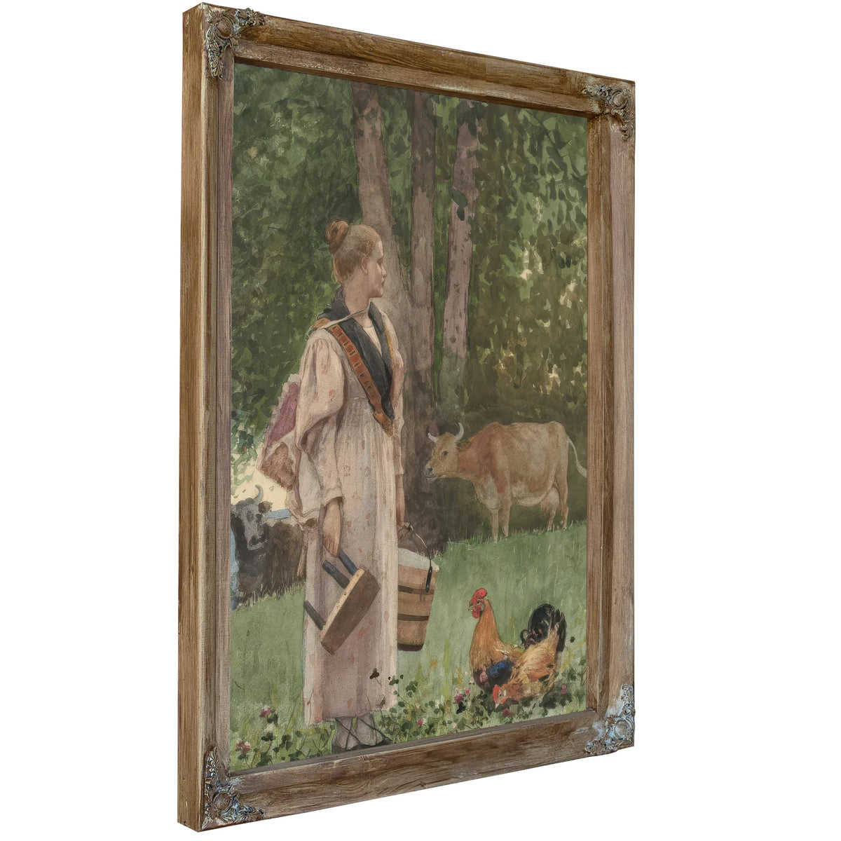 The Milk Maid By Winslow Homer