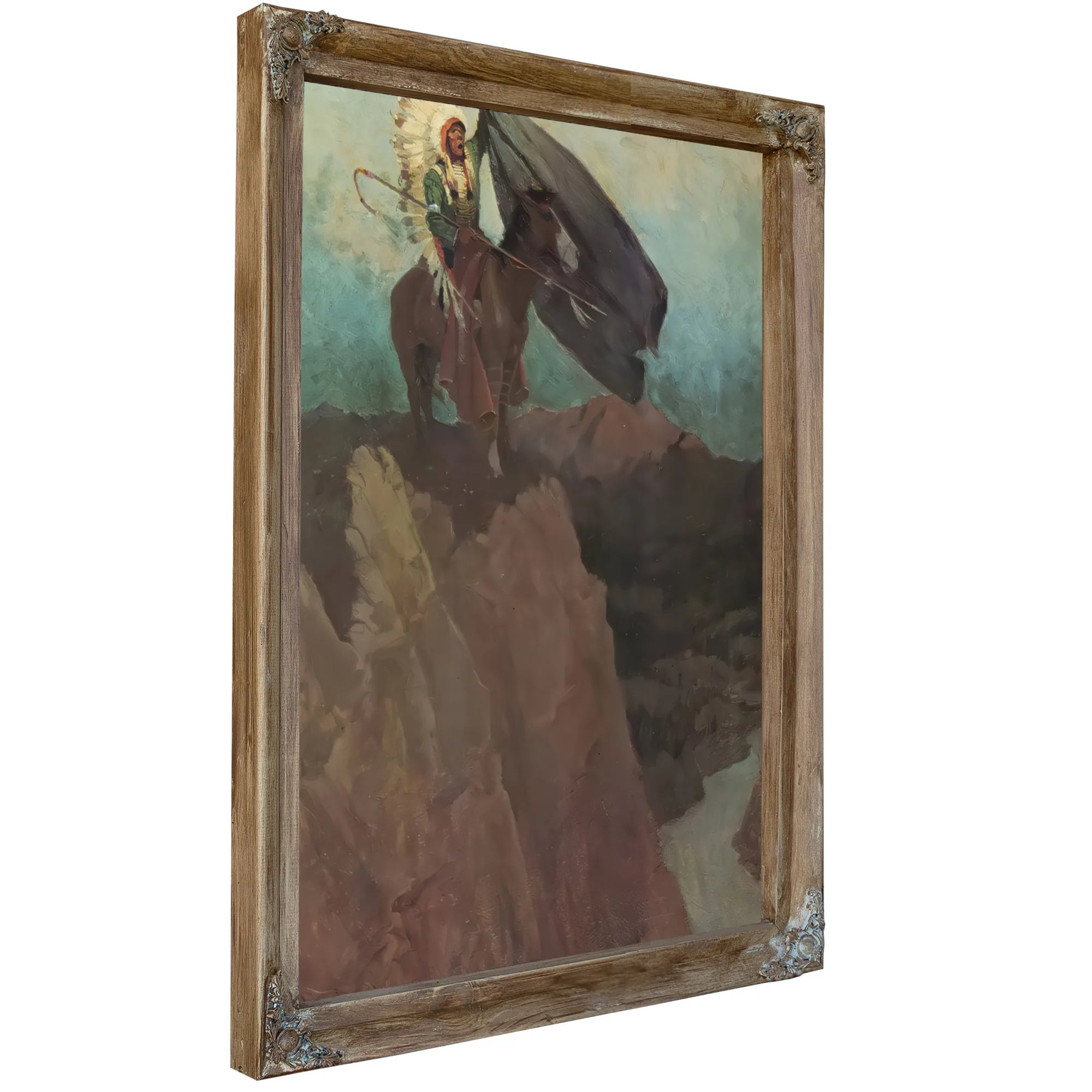 Calling The Sun Dance By NC Wyeth Fine Art Print