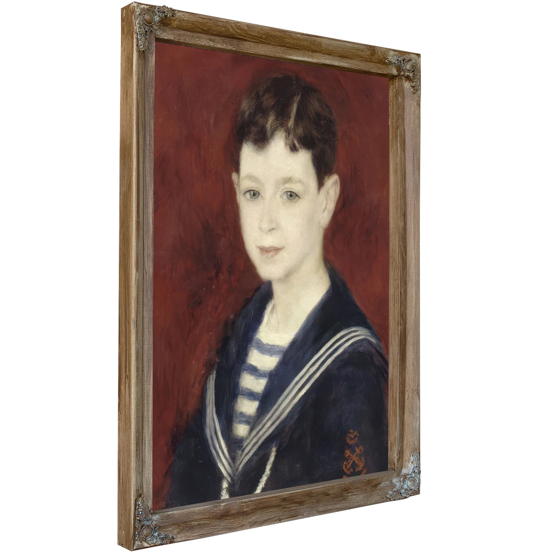Fernand Halphen As A Boy By Pierre Auguste Renoir Fine Art Print