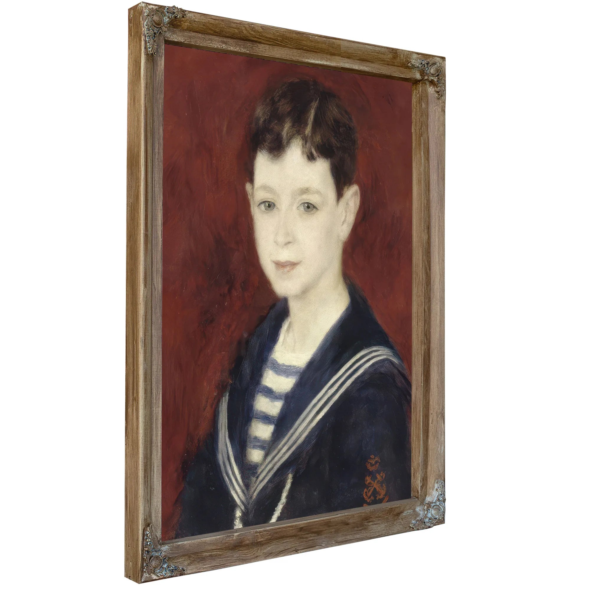 Fernand Halphen As A Boy By Pierre Auguste Renoir Fine Art Print