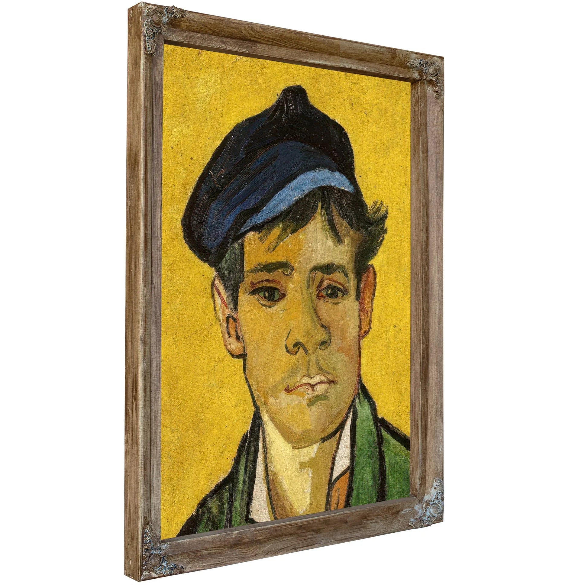 Young Man With A Hat By Vincent Van Gogh Fine Art Print