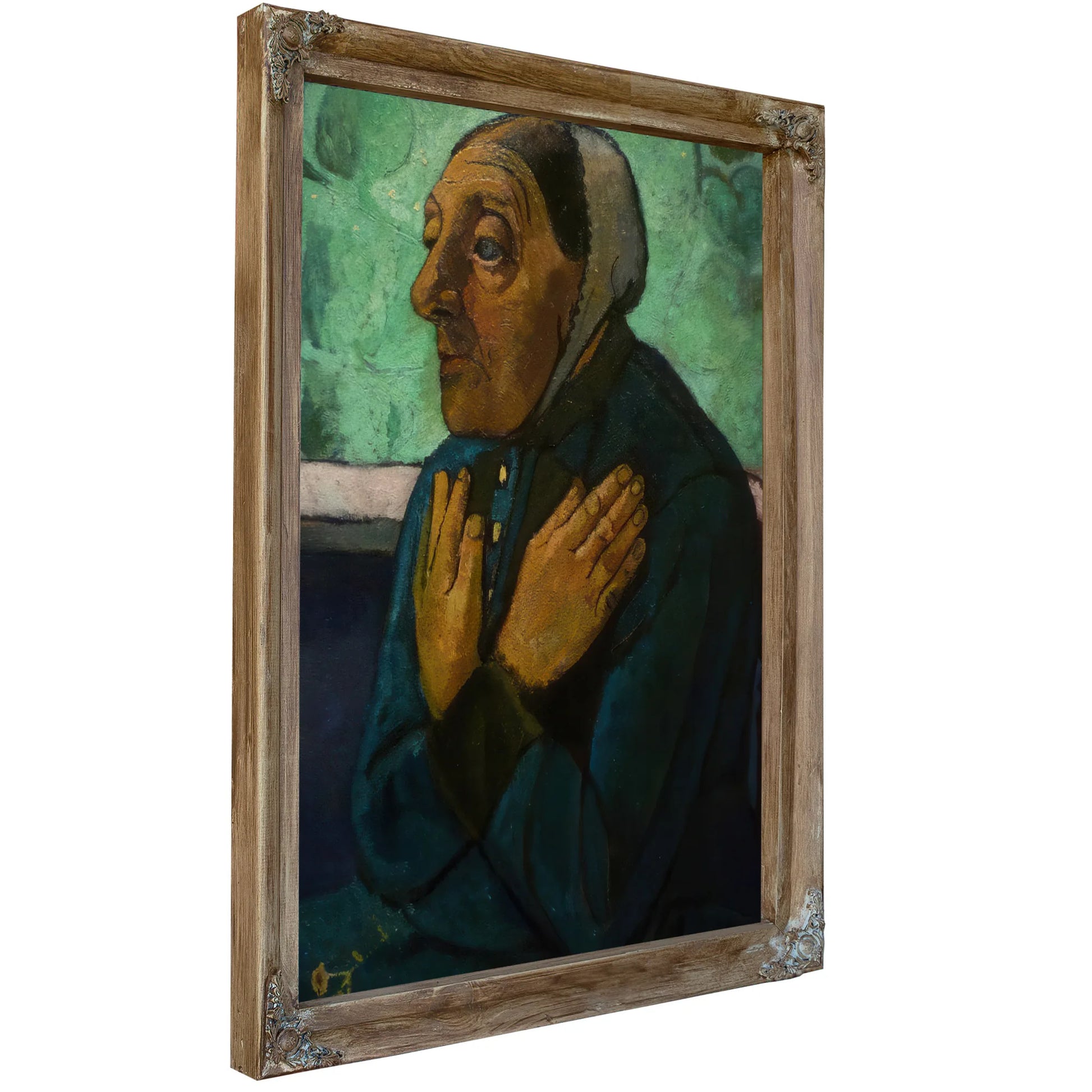 Old Peasant Woman By Paula Modersohn Becker Fine Art Print